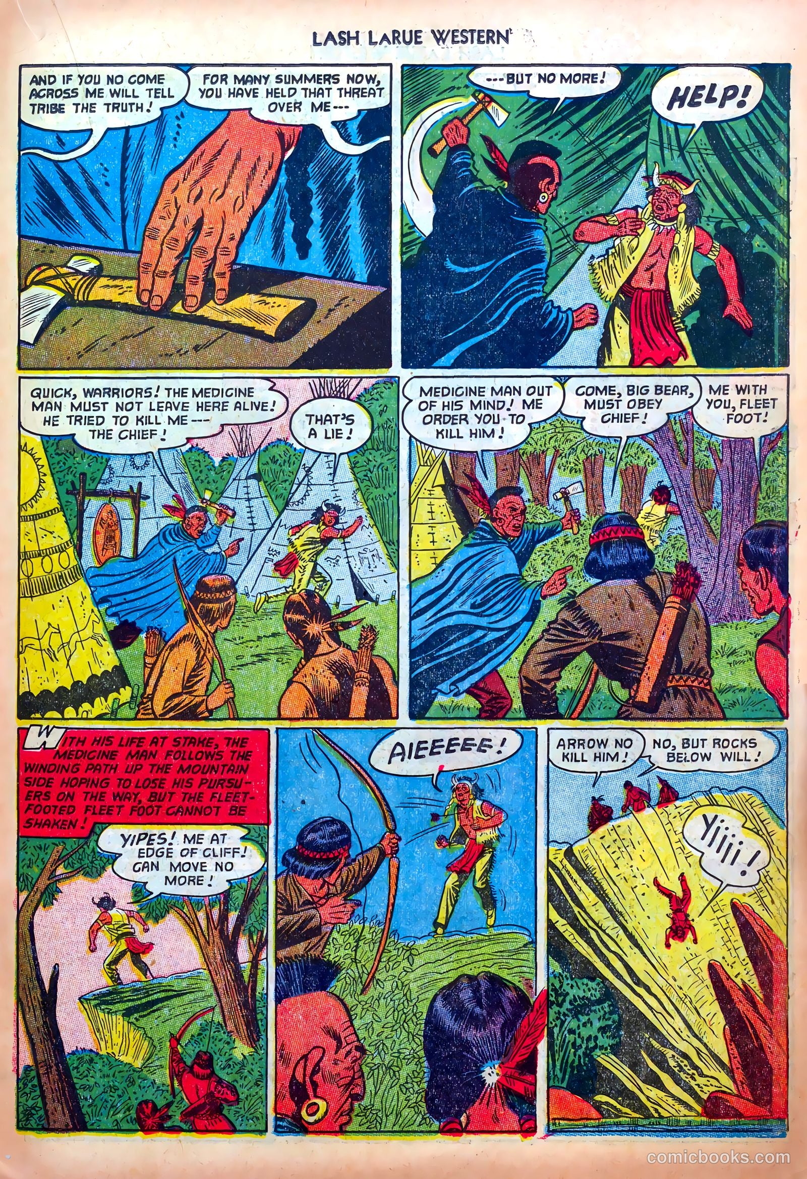 Lash LaRue Western #33 — page 19 of 36