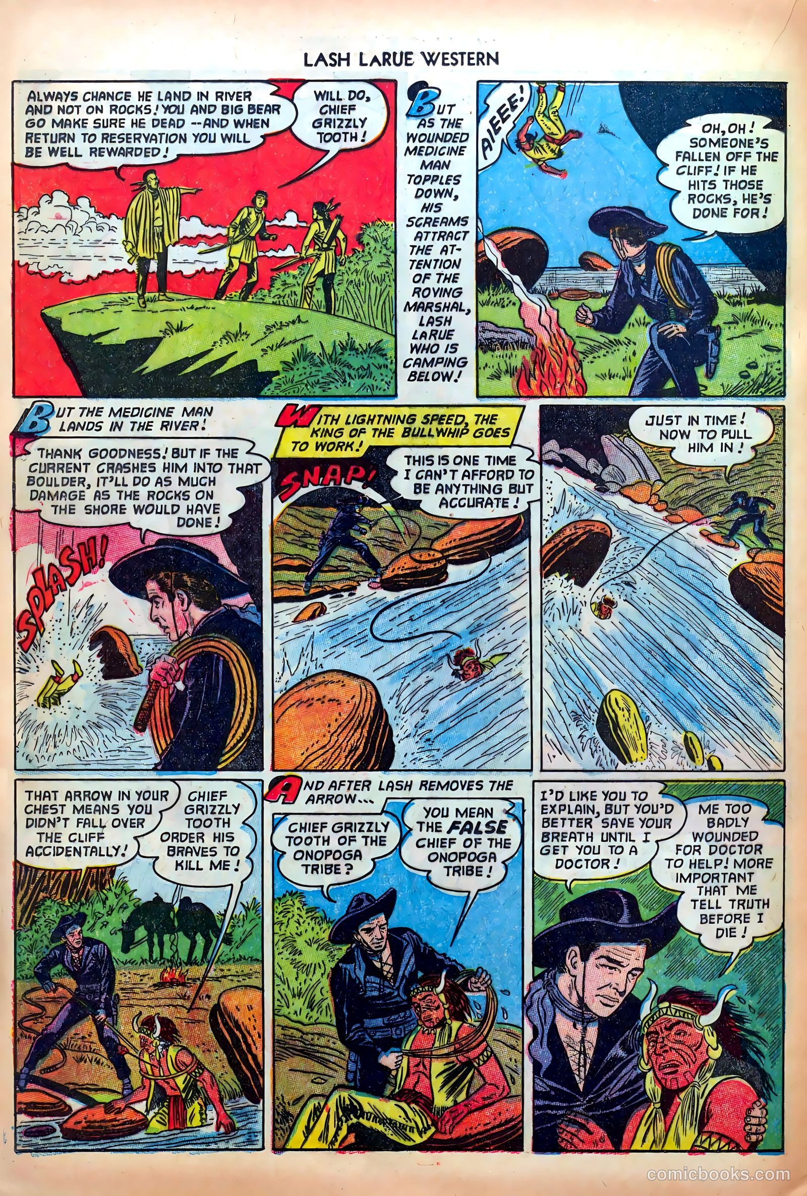 Lash LaRue Western #33 — page 20 of 36