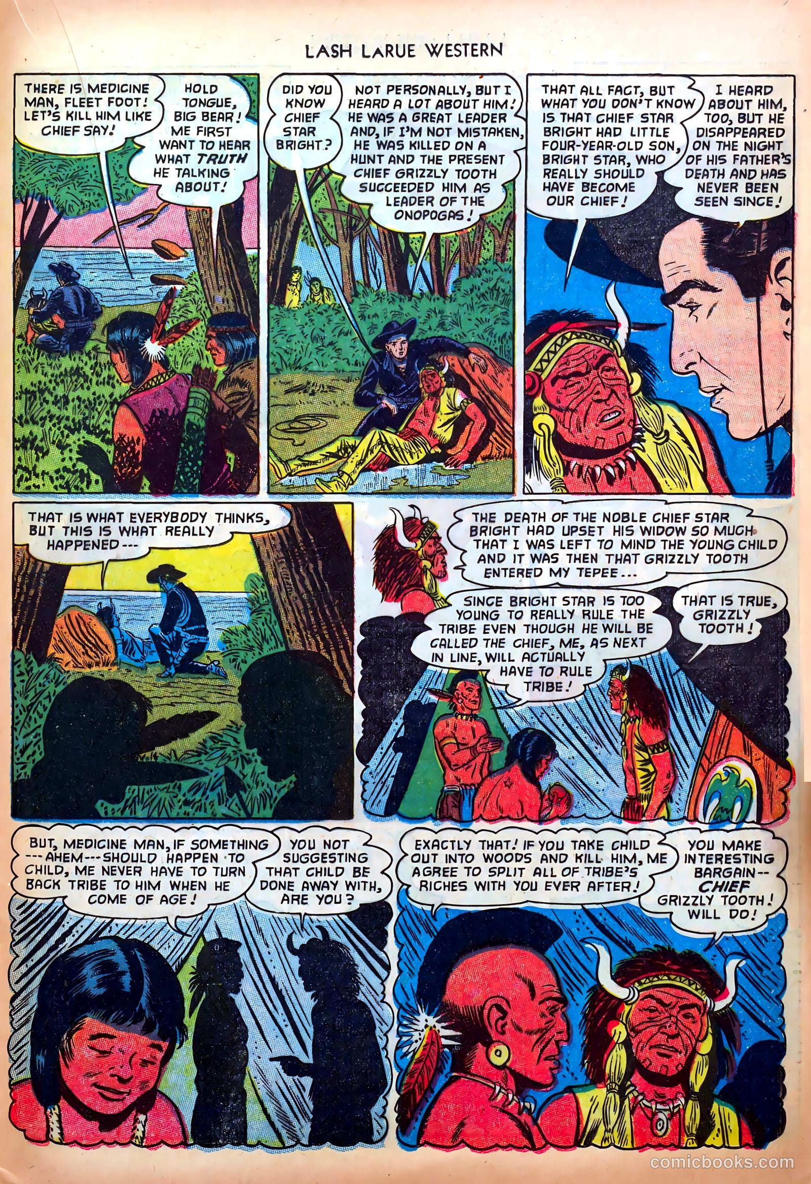 Lash LaRue Western #33 — page 21 of 36