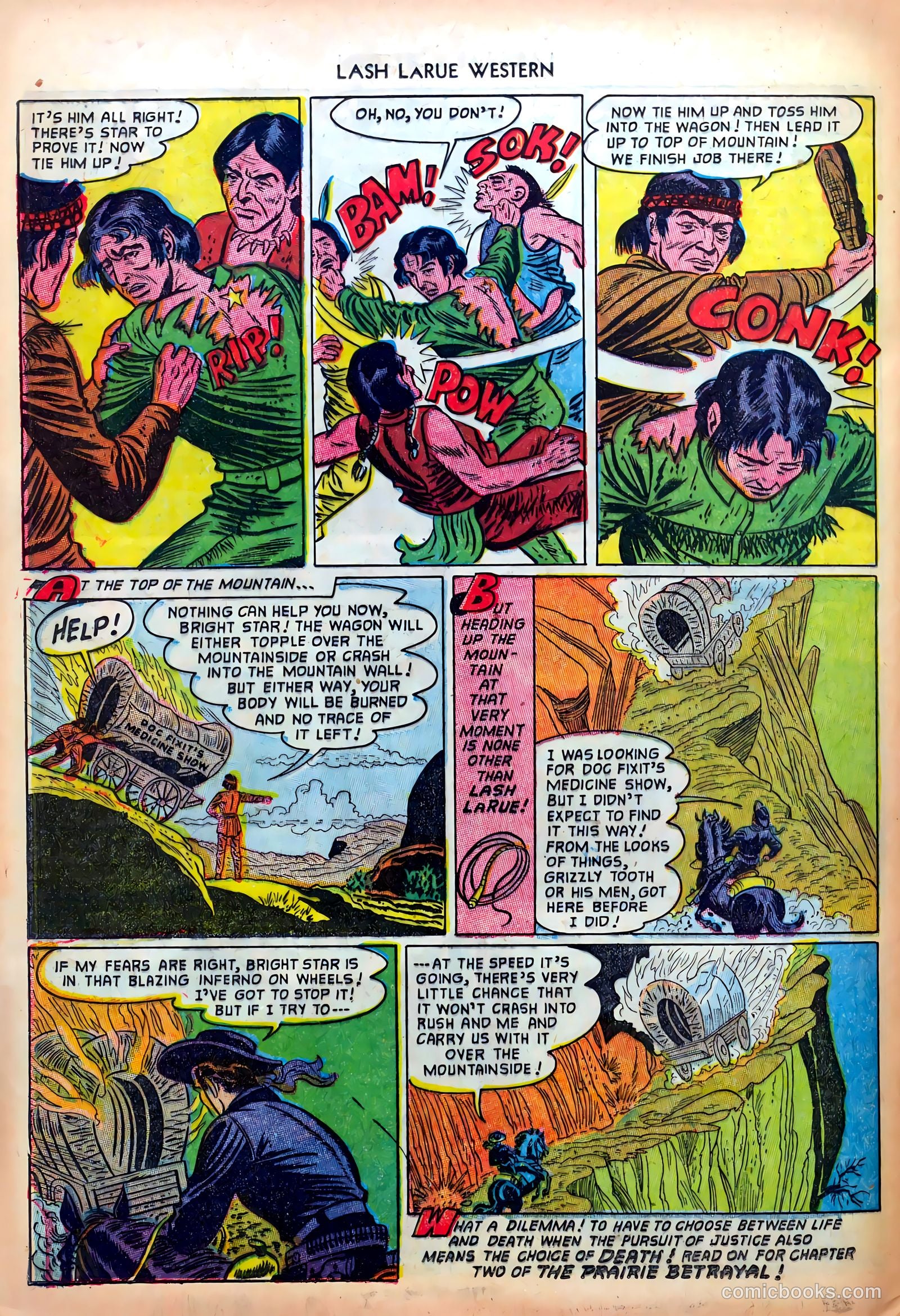Lash LaRue Western #33 — page 24 of 36