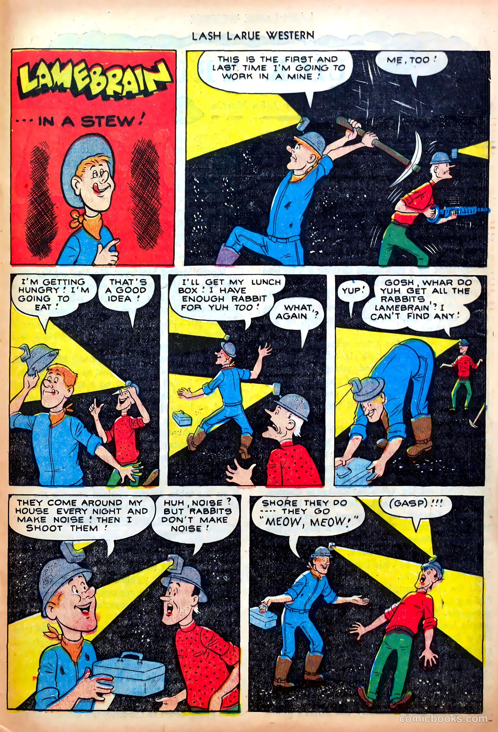 Lash LaRue Western #33 — page 25 of 36