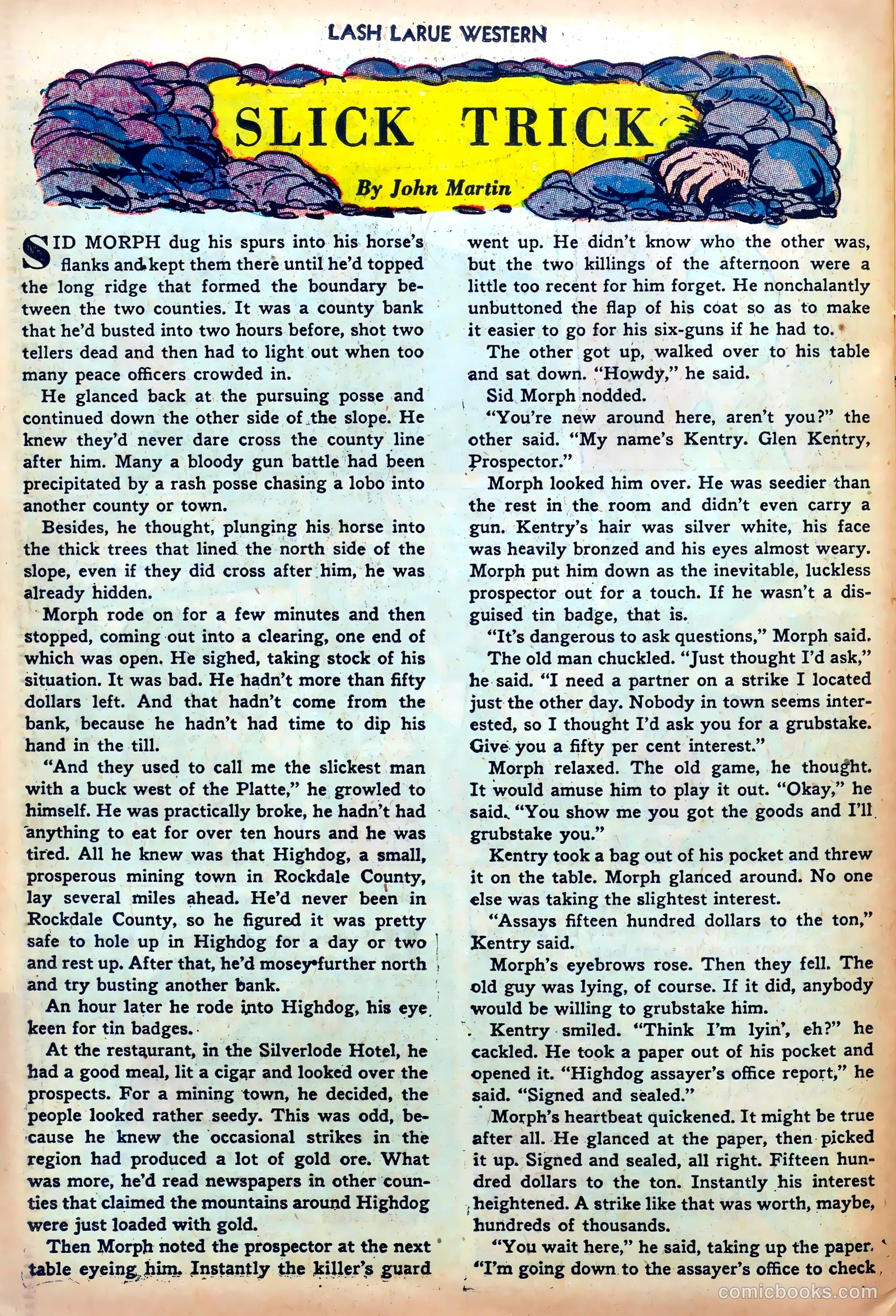 Lash LaRue Western #33 — page 26 of 36