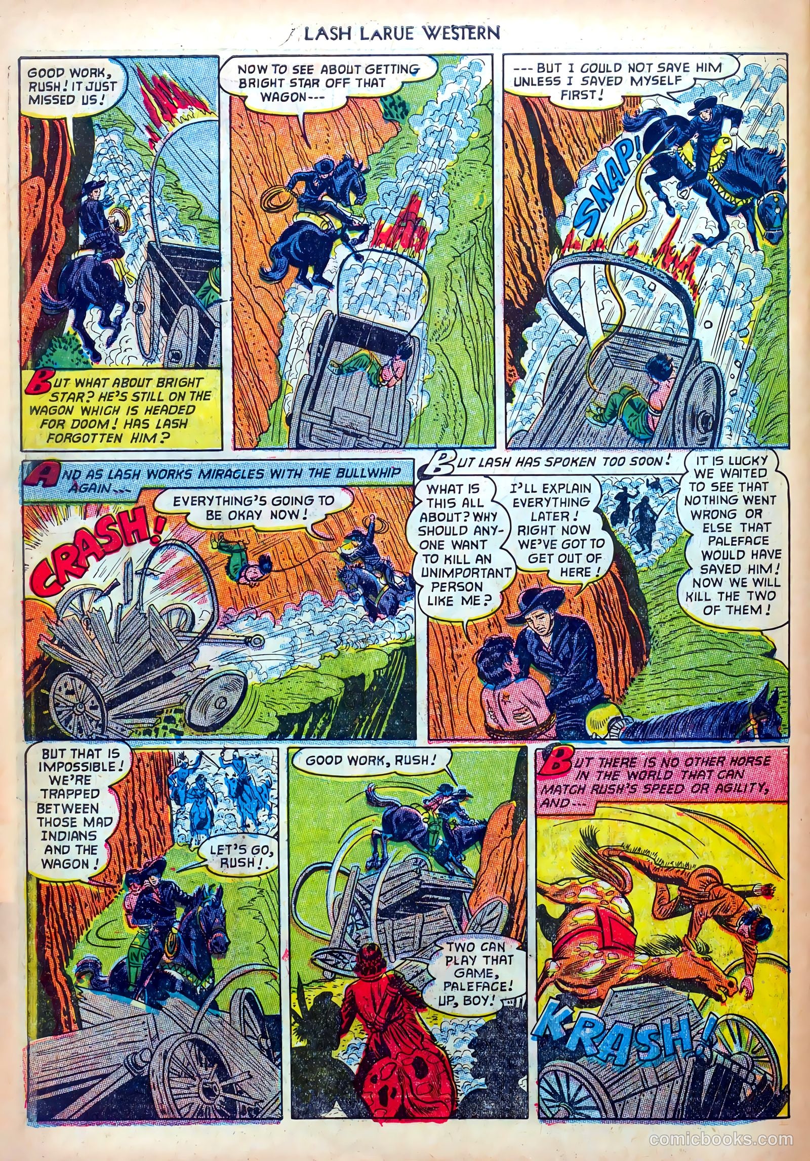 Lash LaRue Western #33 — page 30 of 36