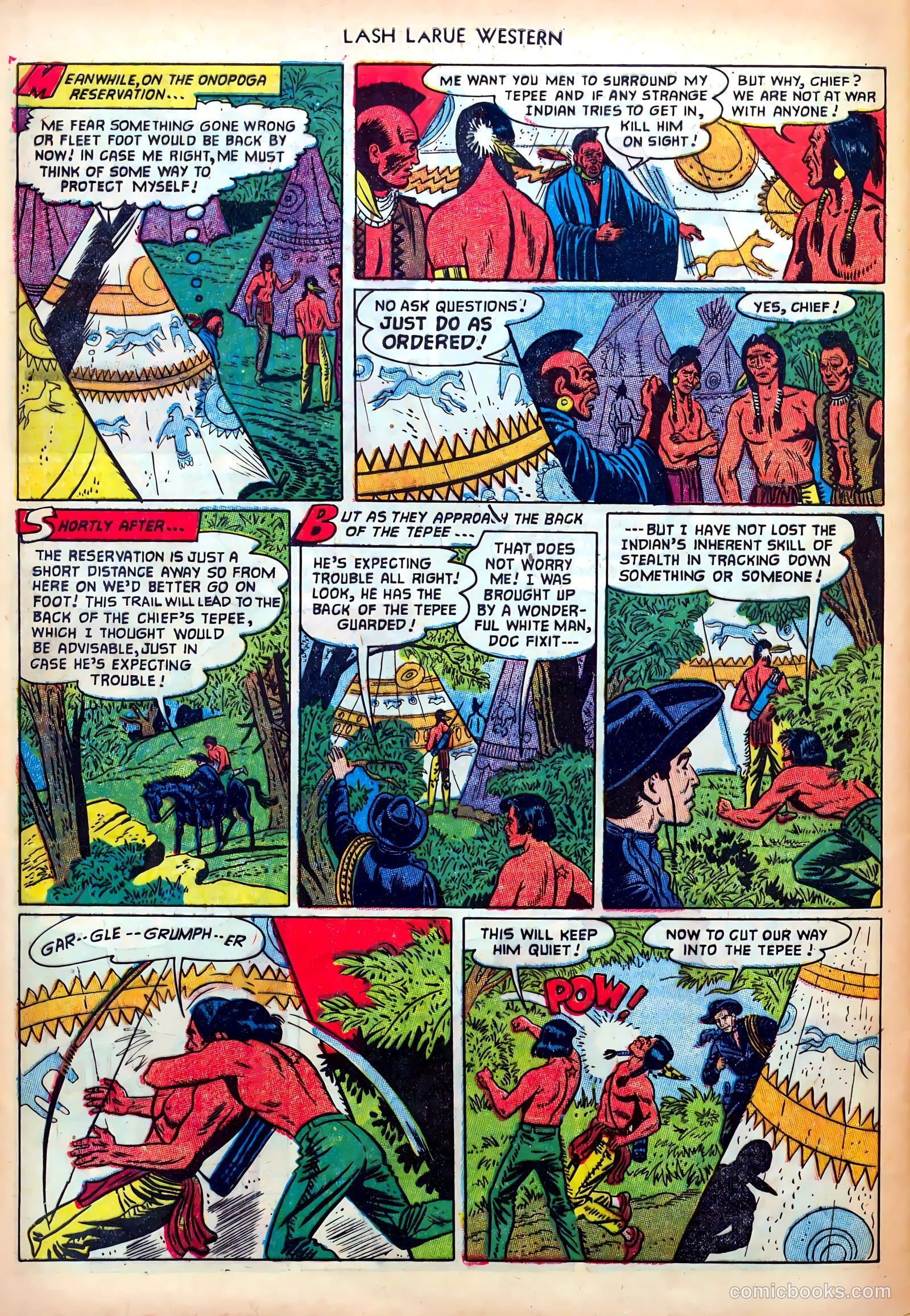 Lash LaRue Western #33 — page 32 of 36