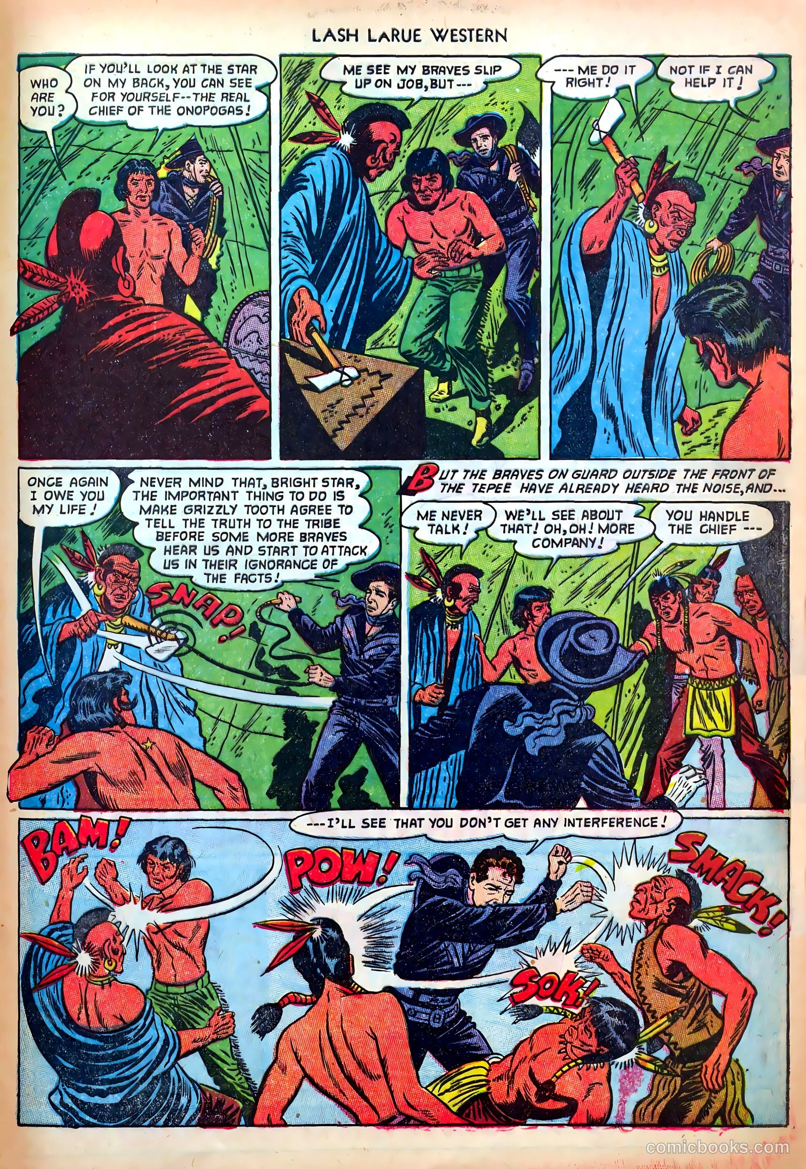 Lash LaRue Western #33 — page 33 of 36