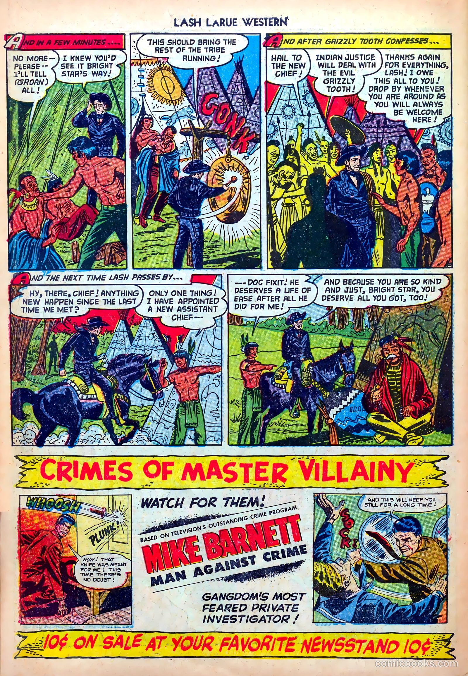 Lash LaRue Western #33 — page 34 of 36