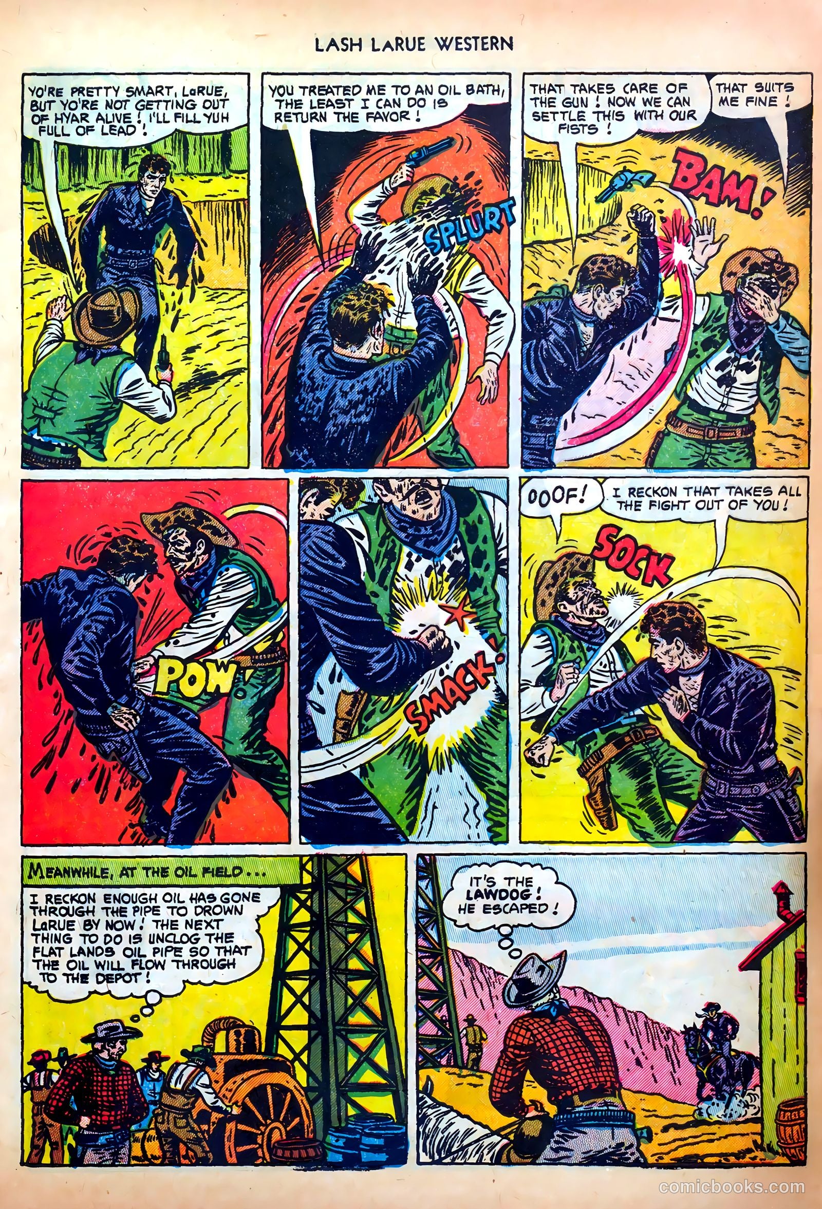 Lash LaRue Western #34 — page 9 of 36