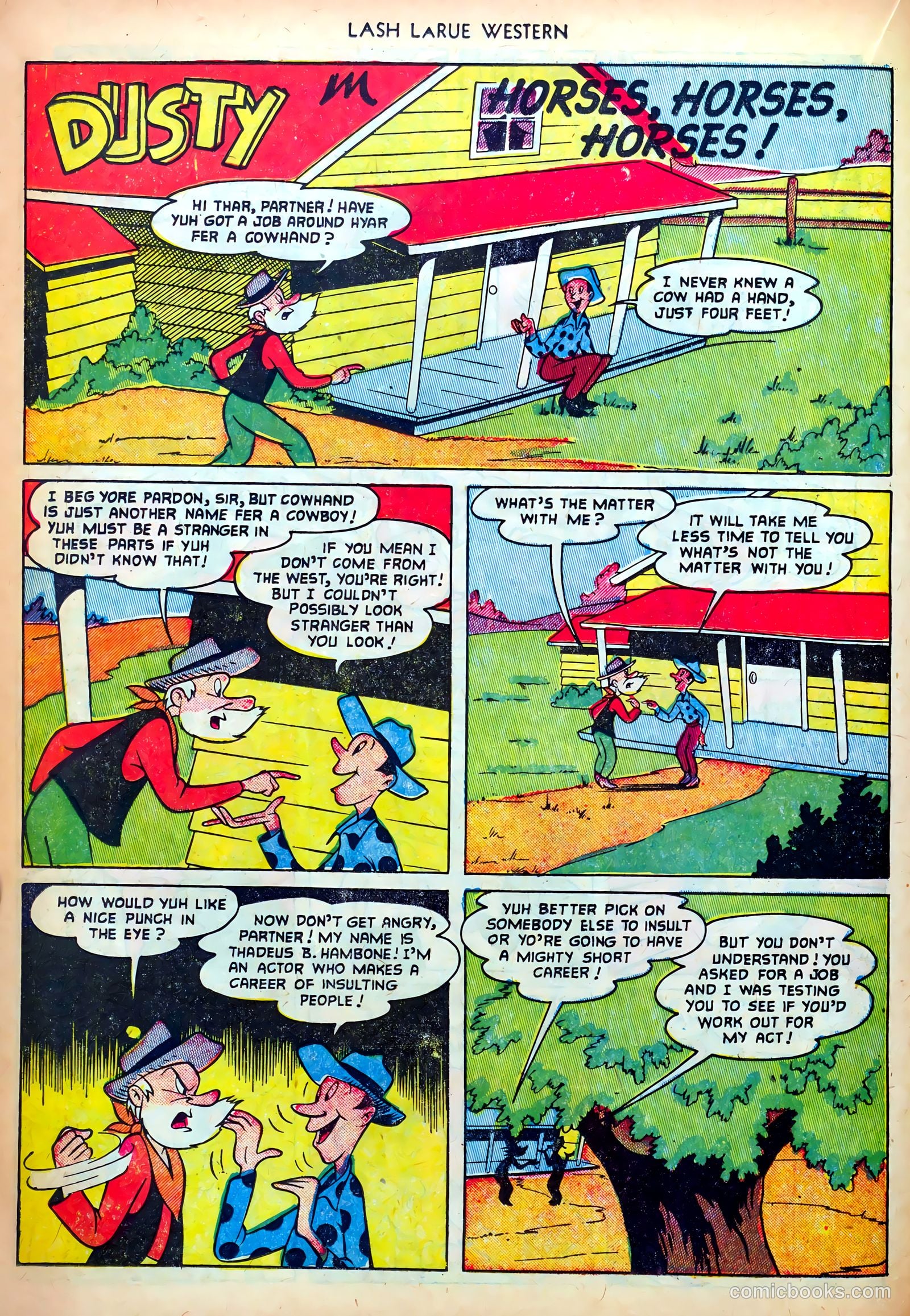 Lash LaRue Western #34 — page 14 of 36
