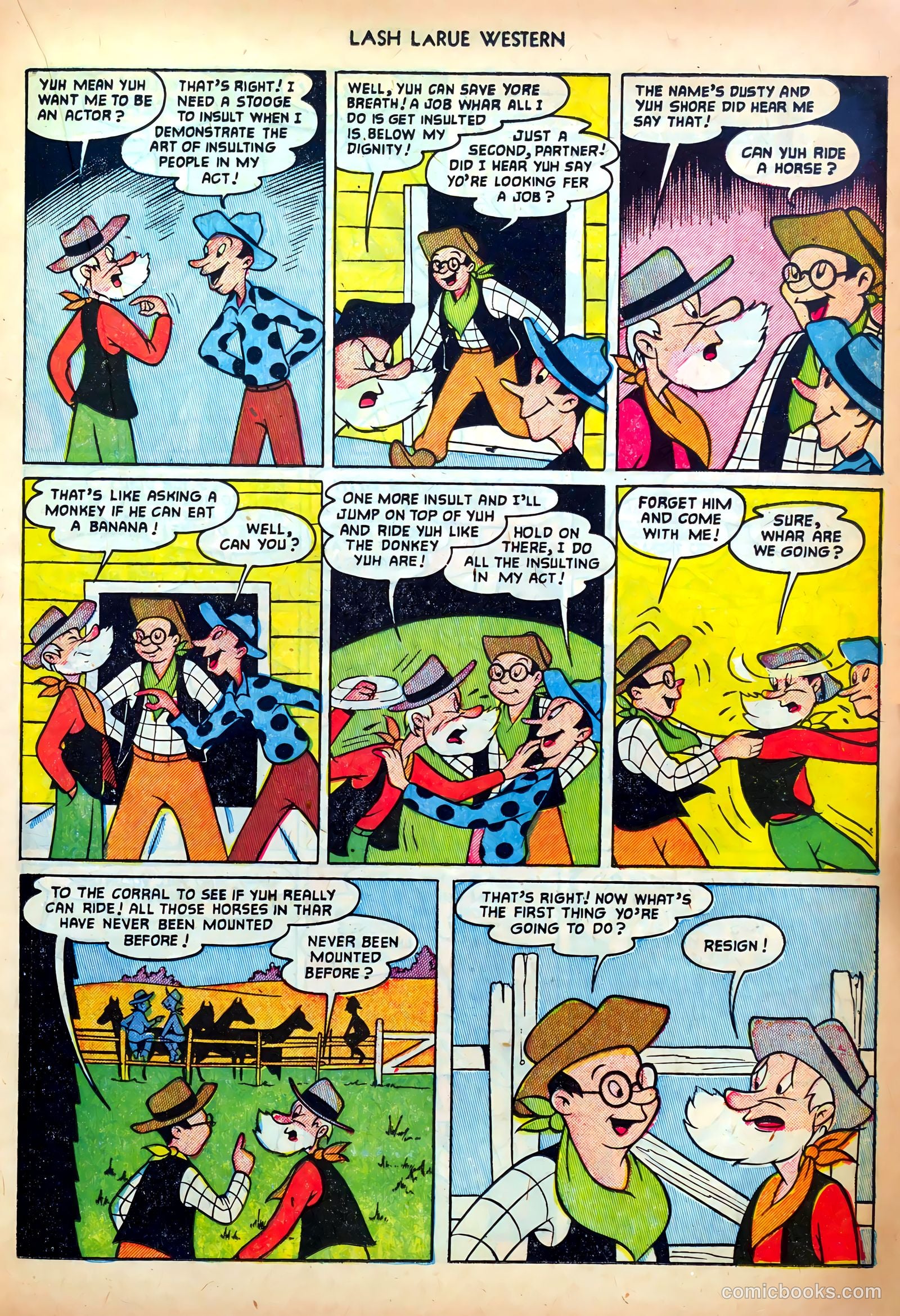 Lash LaRue Western #34 — page 15 of 36