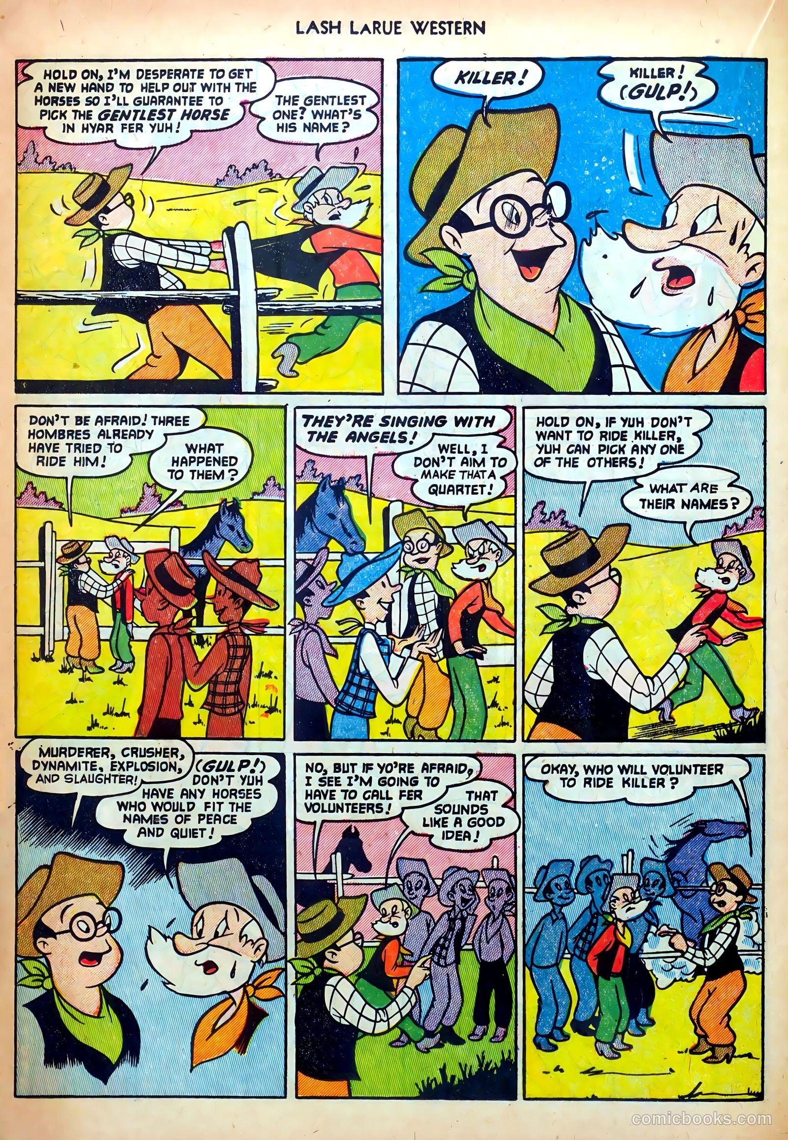 Lash LaRue Western #34 — page 16 of 36