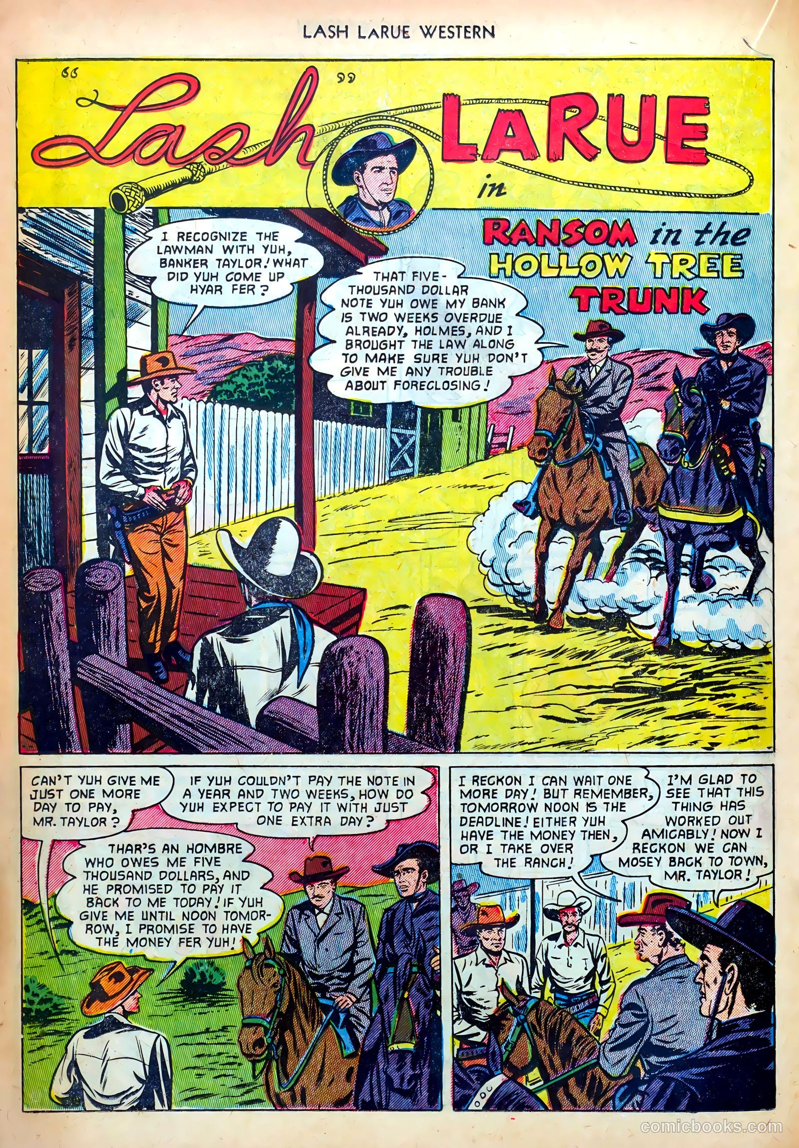Lash LaRue Western #34 — page 18 of 36