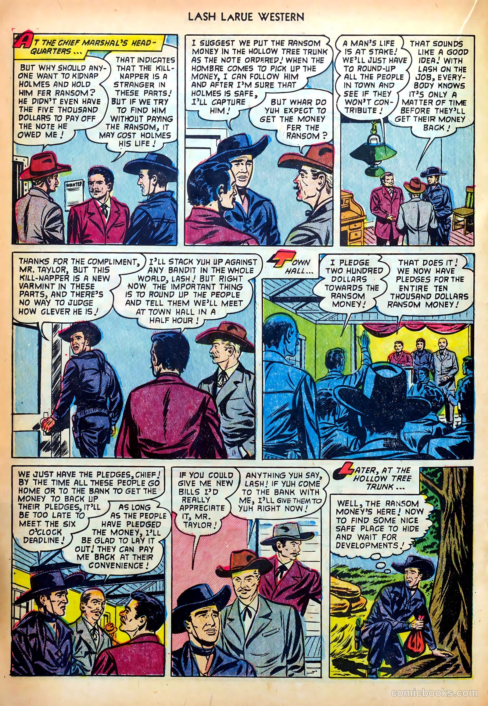 Lash LaRue Western #34 — page 20 of 36