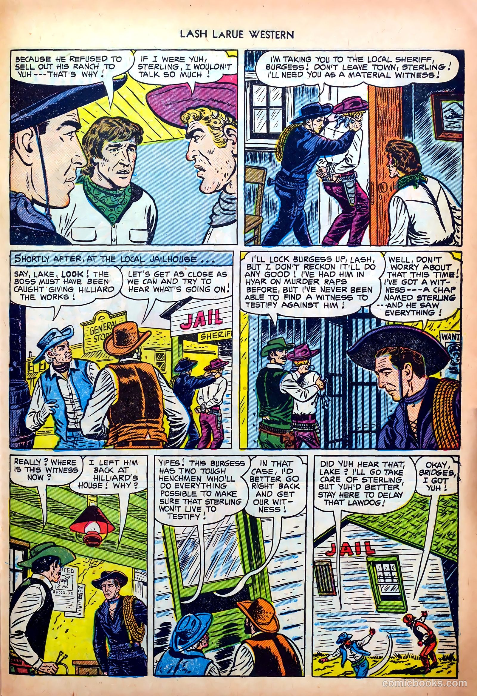 Lash LaRue Western #34 — page 29 of 36