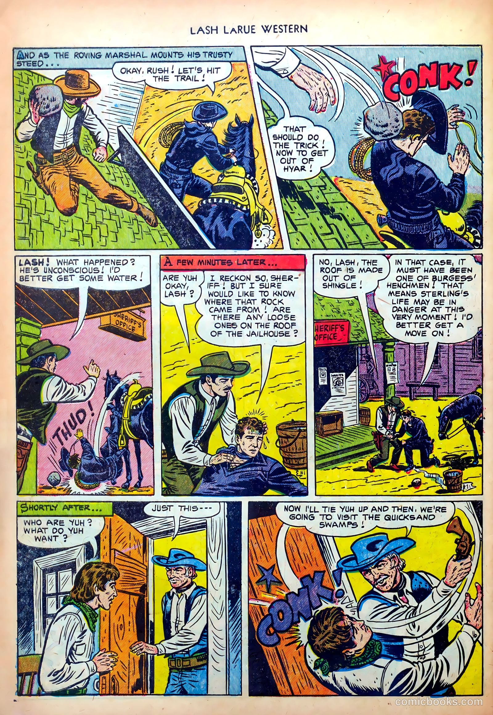 Lash LaRue Western #34 — page 30 of 36