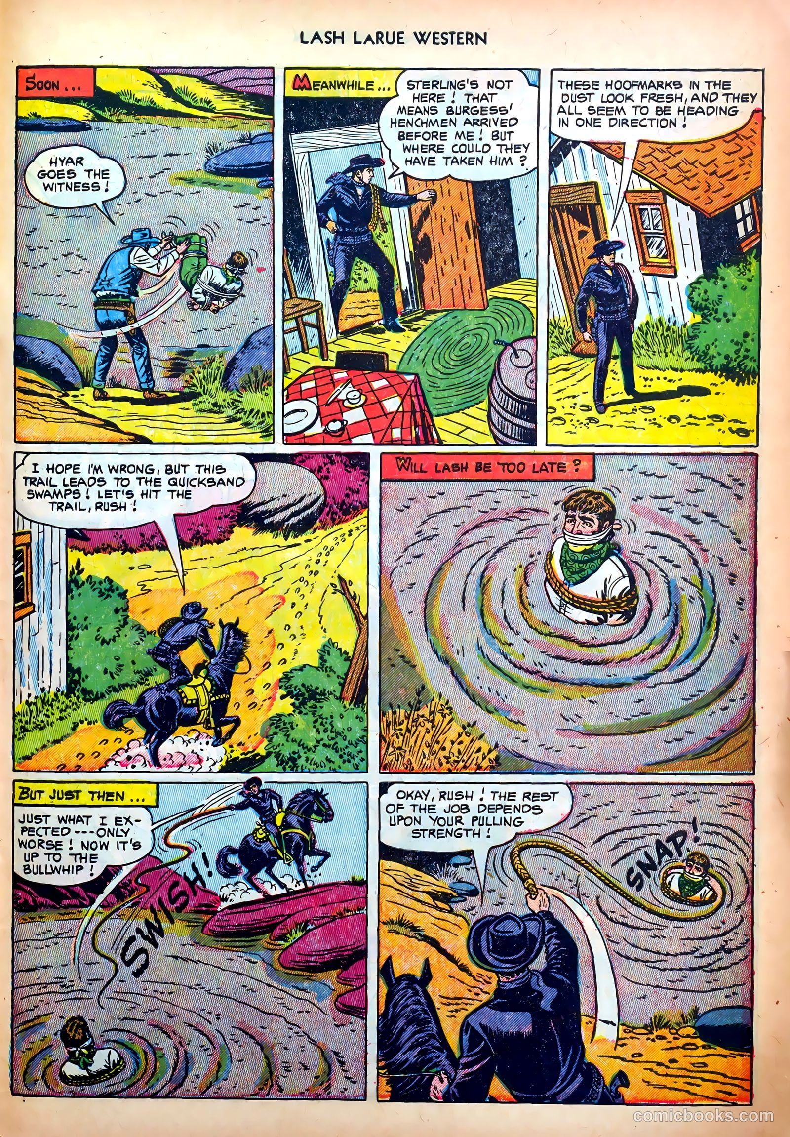 Lash LaRue Western #34 — page 31 of 36