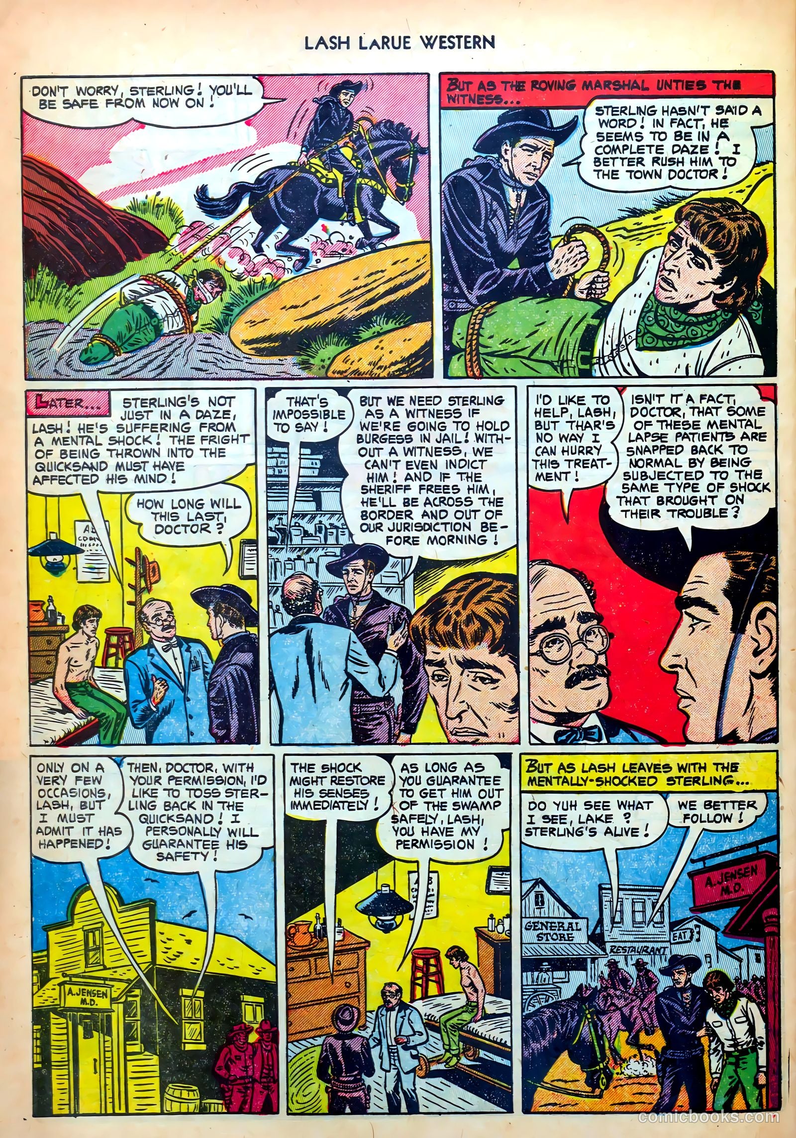 Lash LaRue Western #34 — page 32 of 36