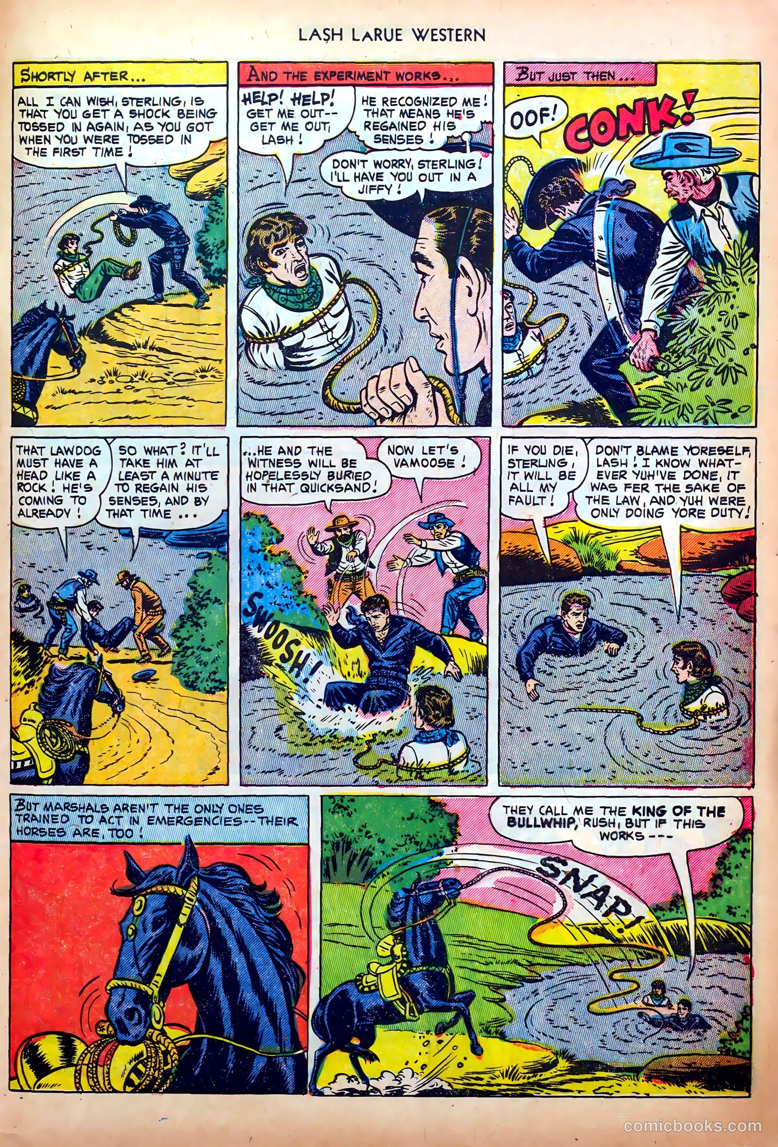 Lash LaRue Western #34 — page 33 of 36