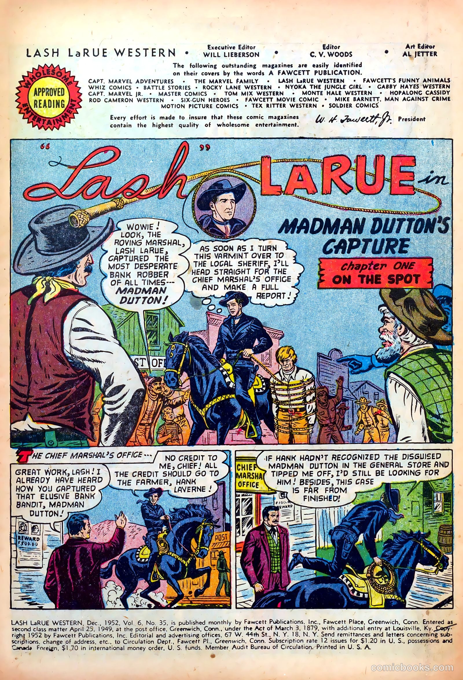 Lash LaRue Western #35 — page 3 of 36