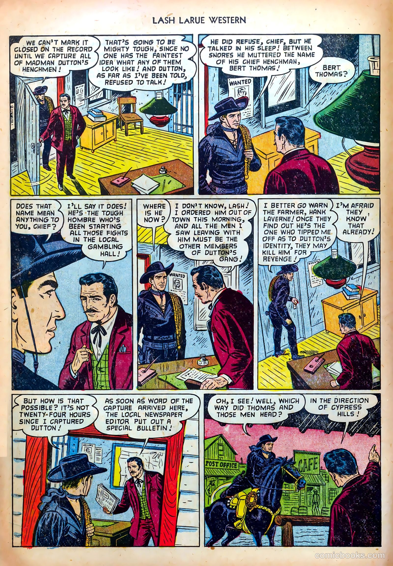 Lash LaRue Western #35 — page 4 of 36
