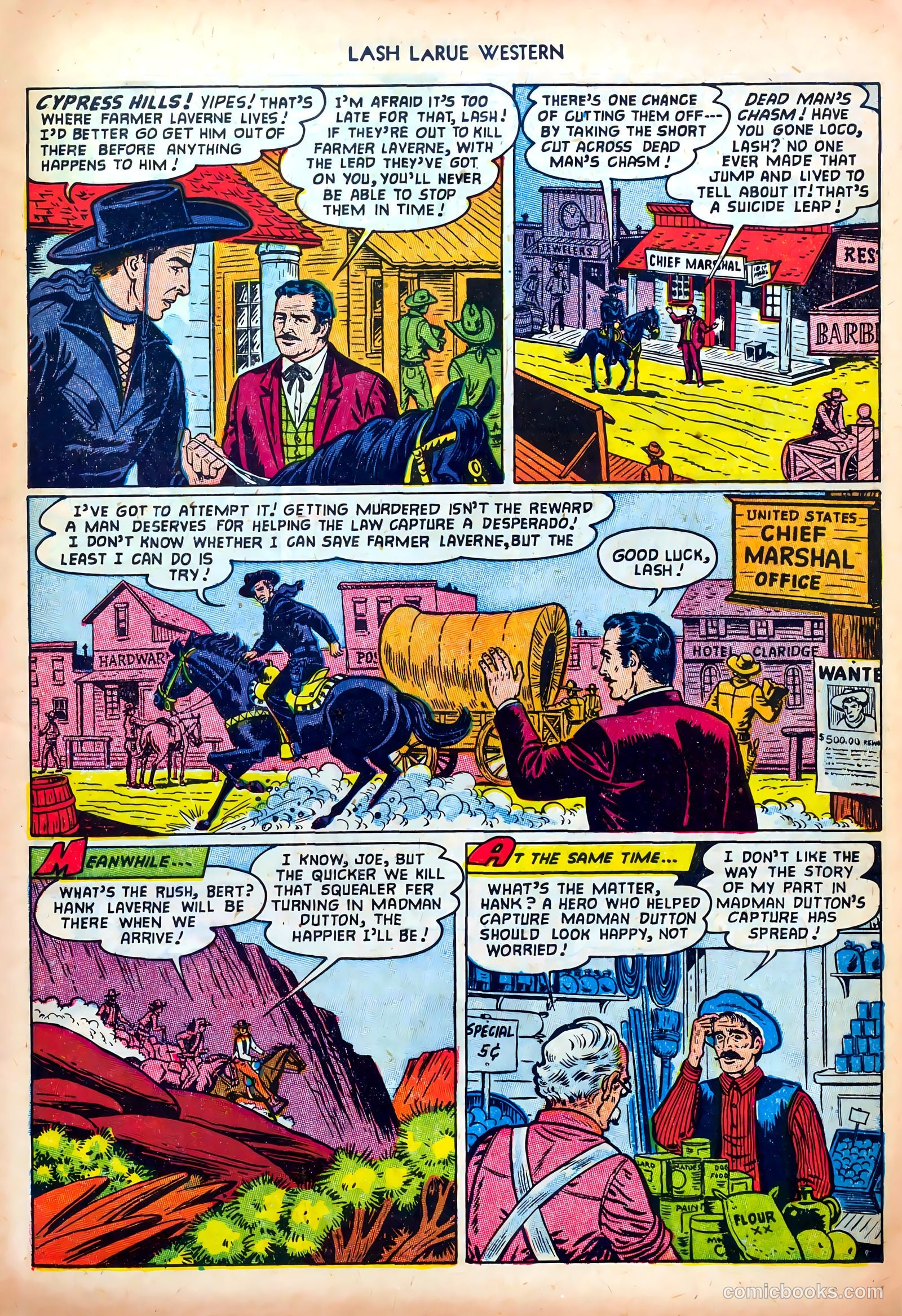 Lash LaRue Western #35 — page 5 of 36