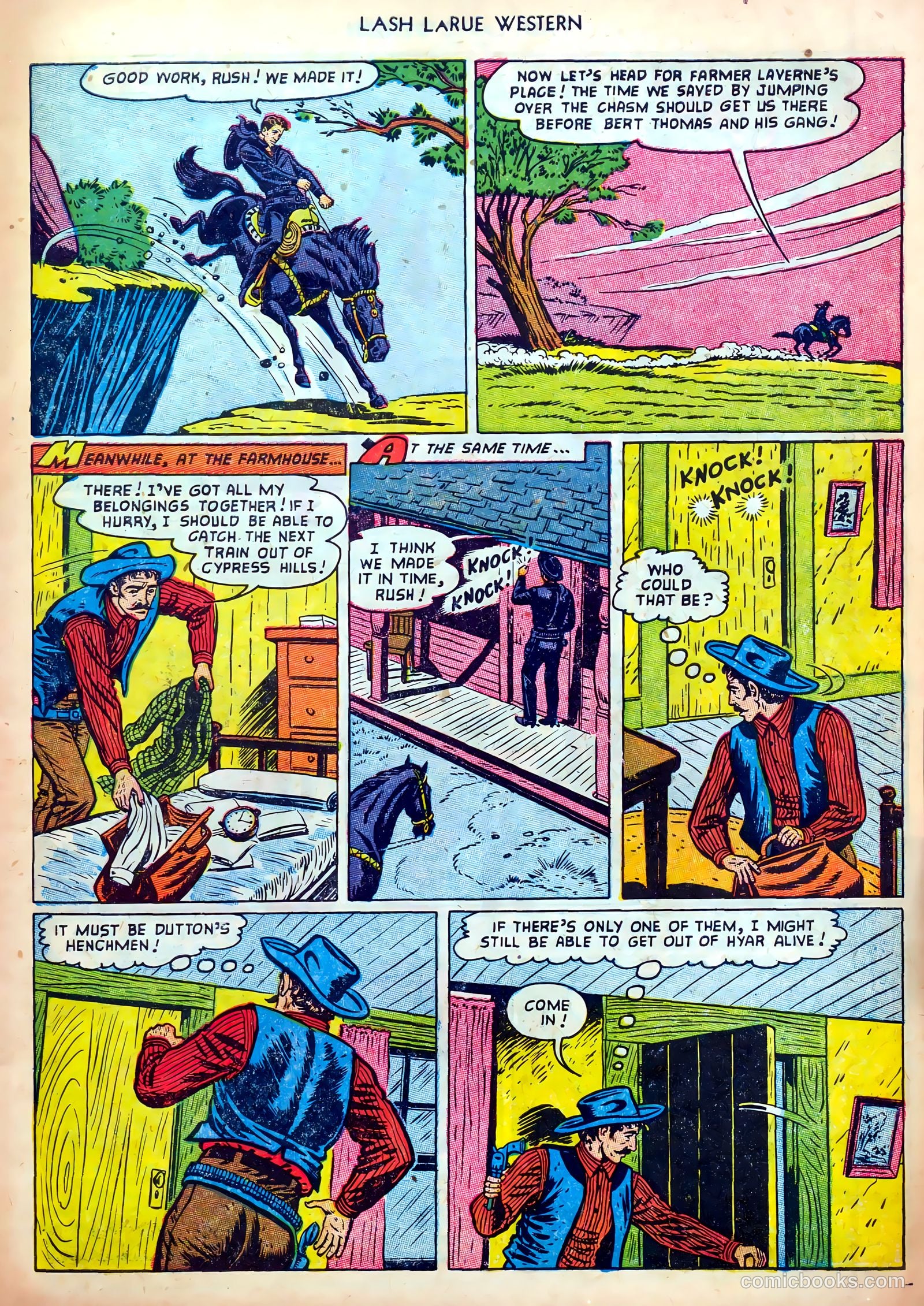 Lash LaRue Western #35 — page 7 of 36