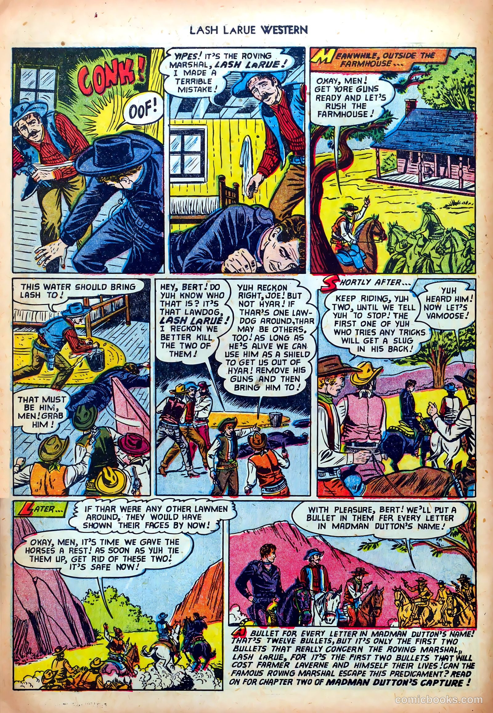 Lash LaRue Western #35 — page 8 of 36