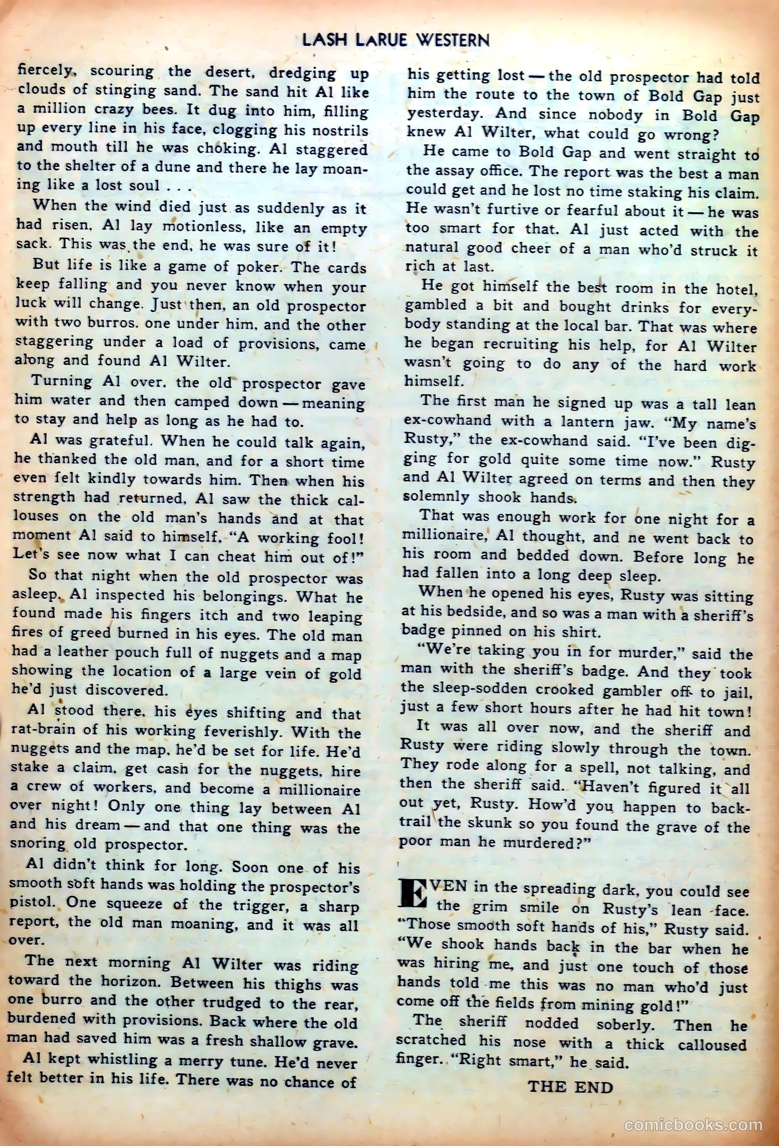 Lash LaRue Western #35 — page 12 of 36