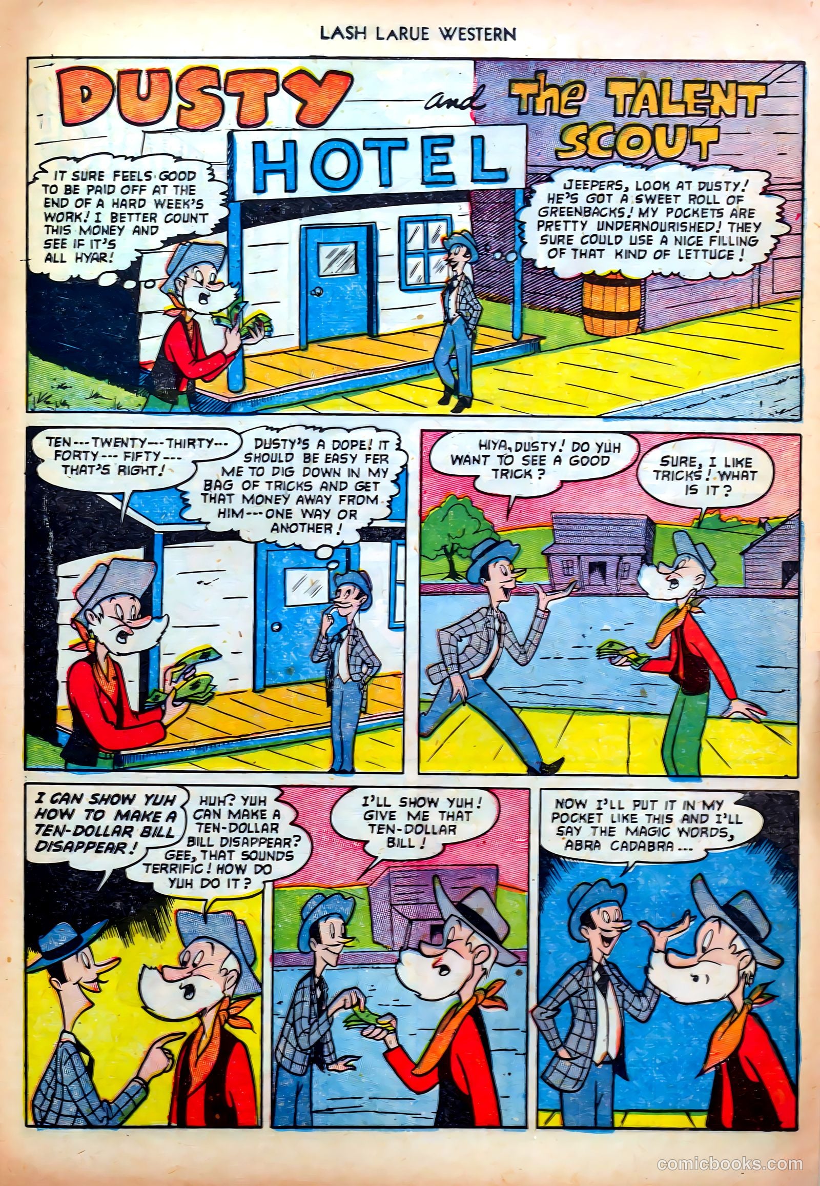 Lash LaRue Western #35 — page 13 of 36