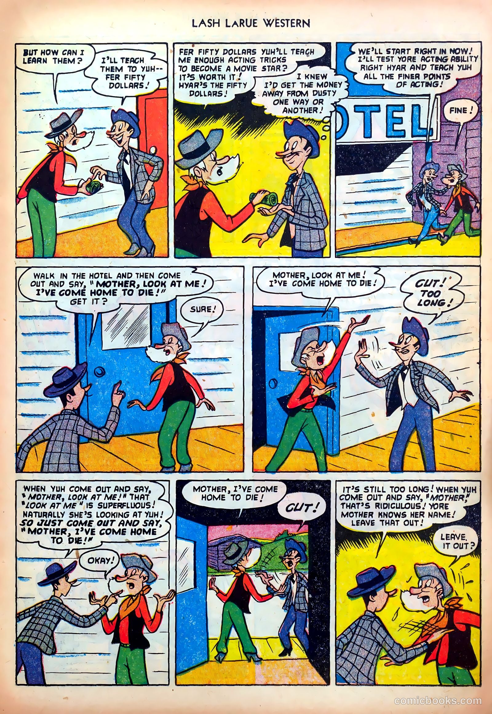 Lash LaRue Western #35 — page 15 of 36
