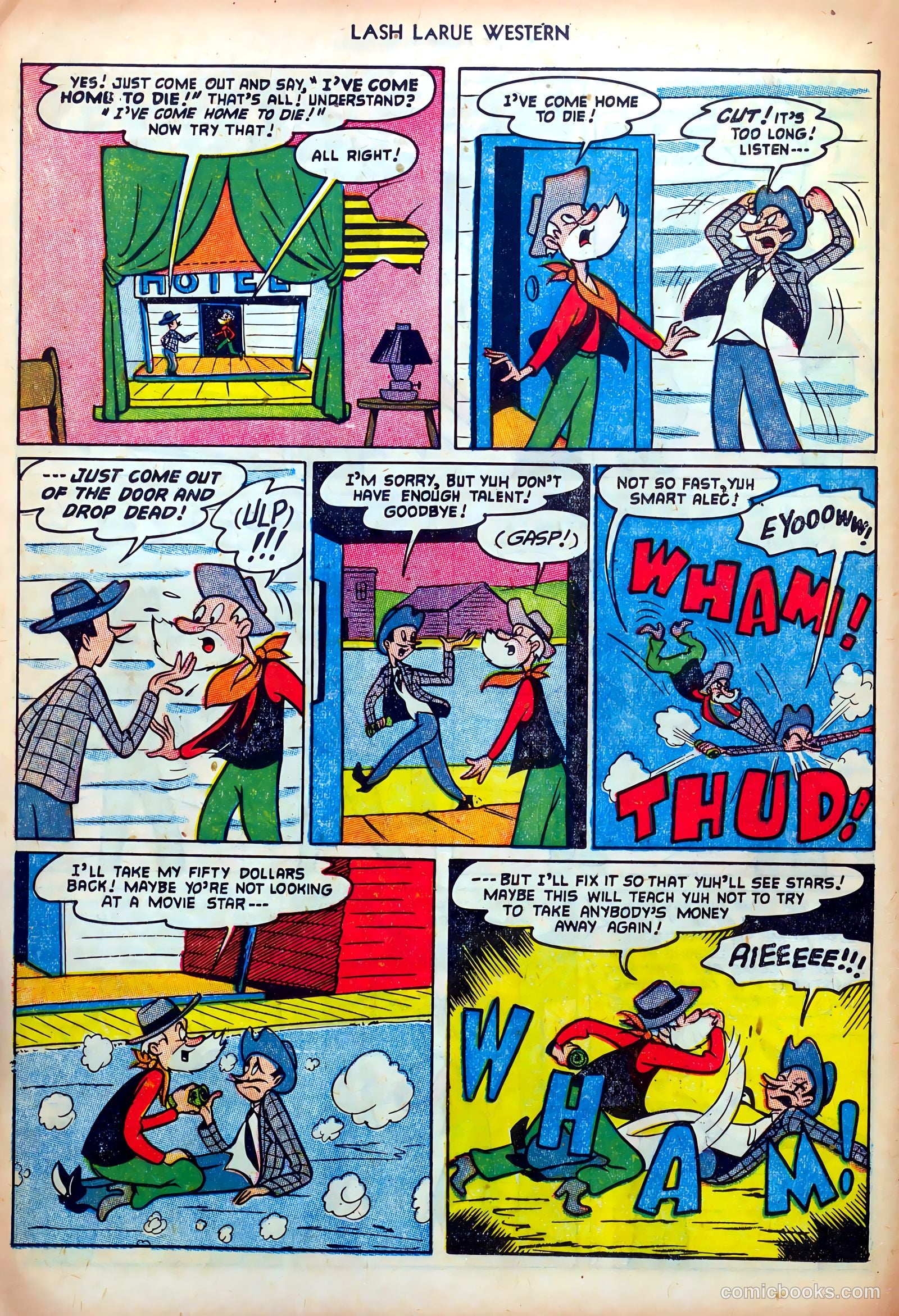 Lash LaRue Western #35 — page 16 of 36