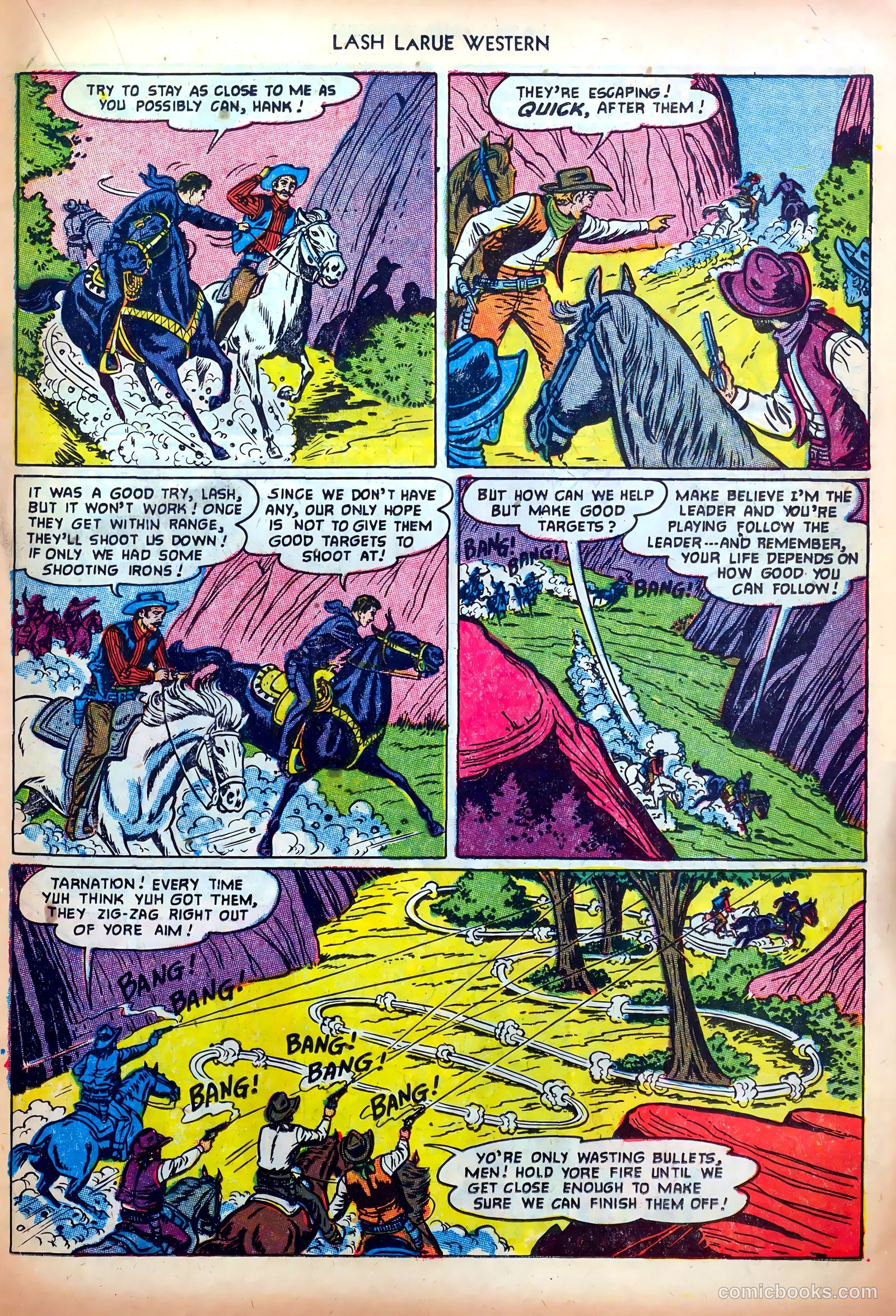 Lash LaRue Western #35 — page 19 of 36