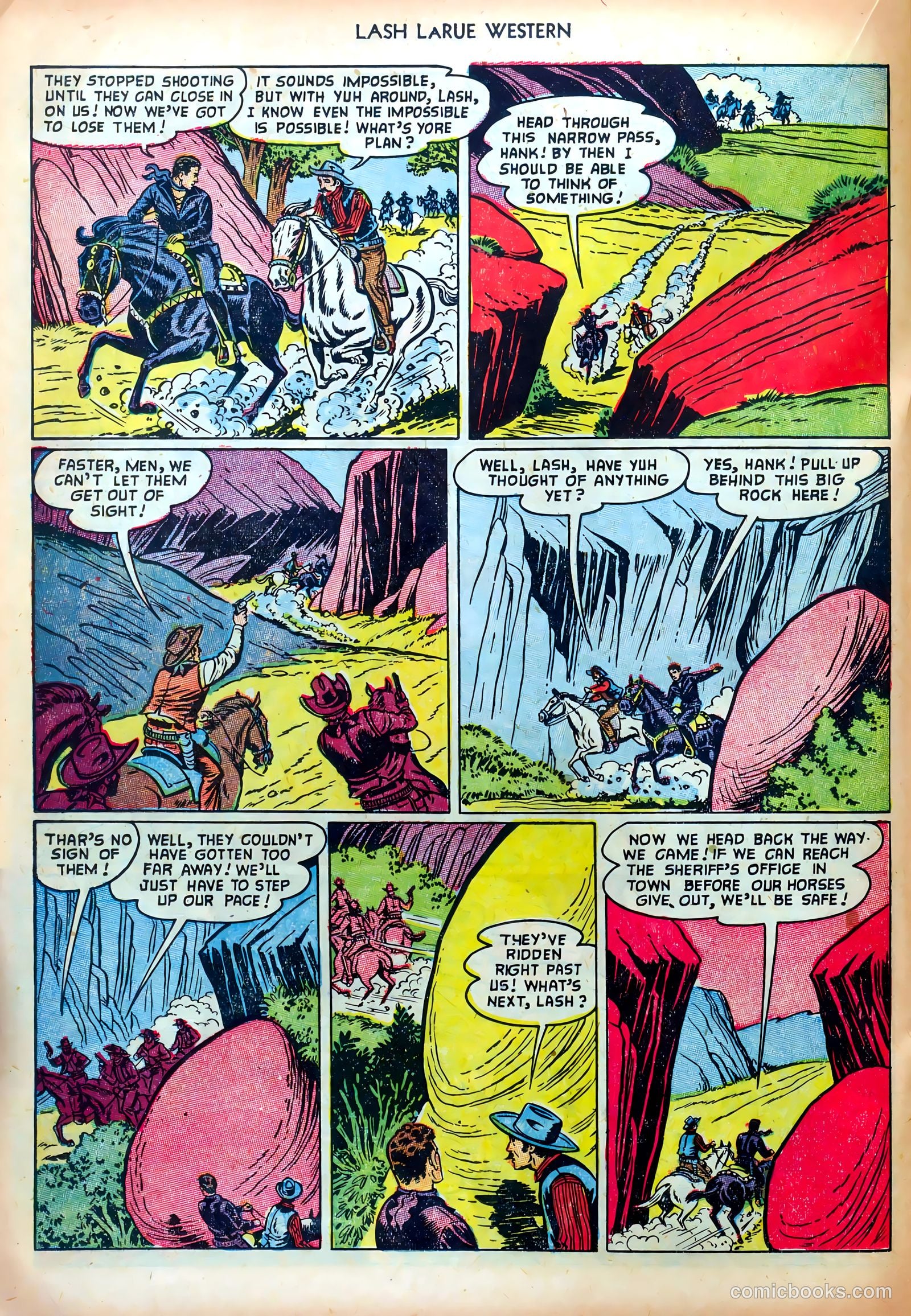 Lash LaRue Western #35 — page 20 of 36