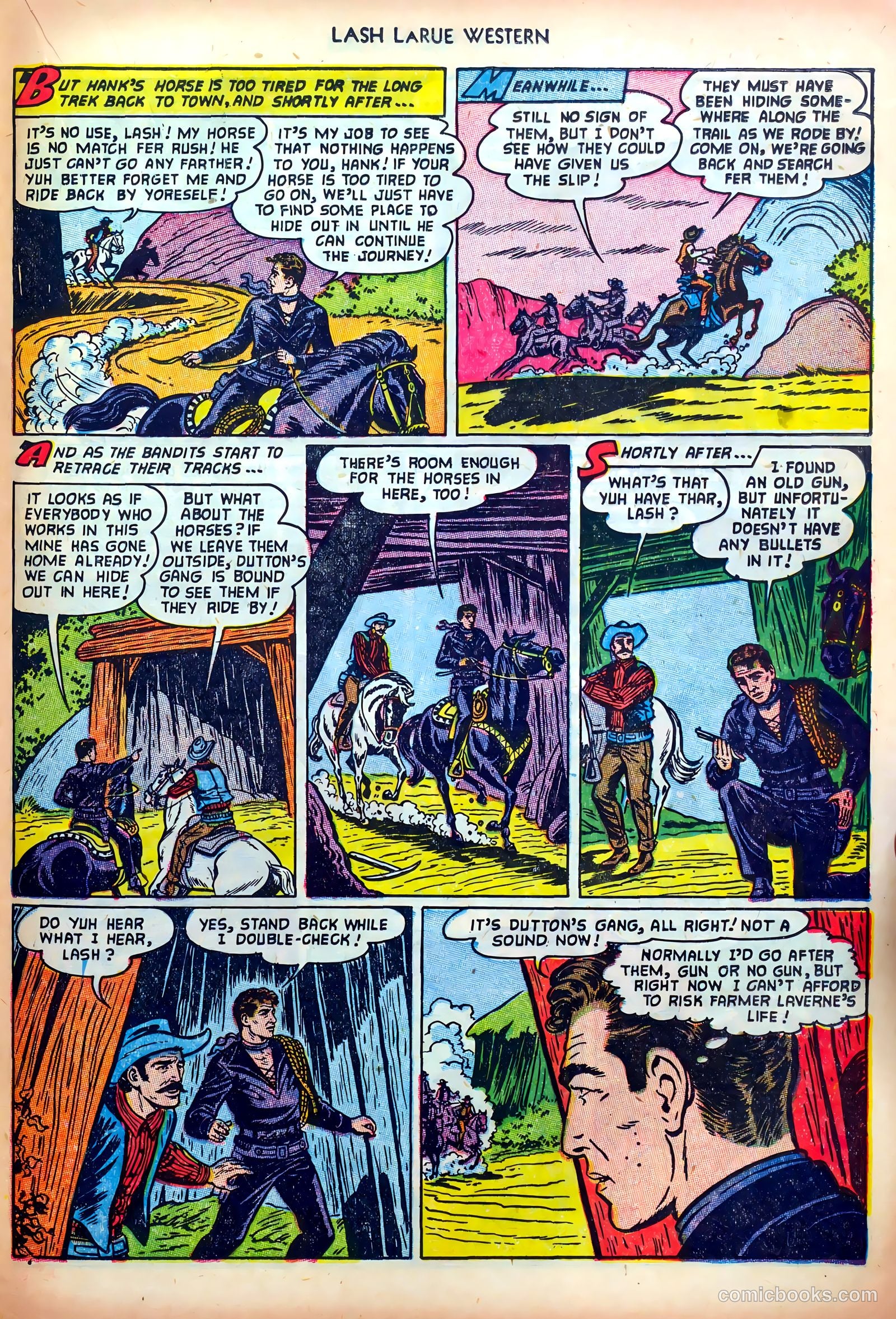 Lash LaRue Western #35 — page 21 of 36