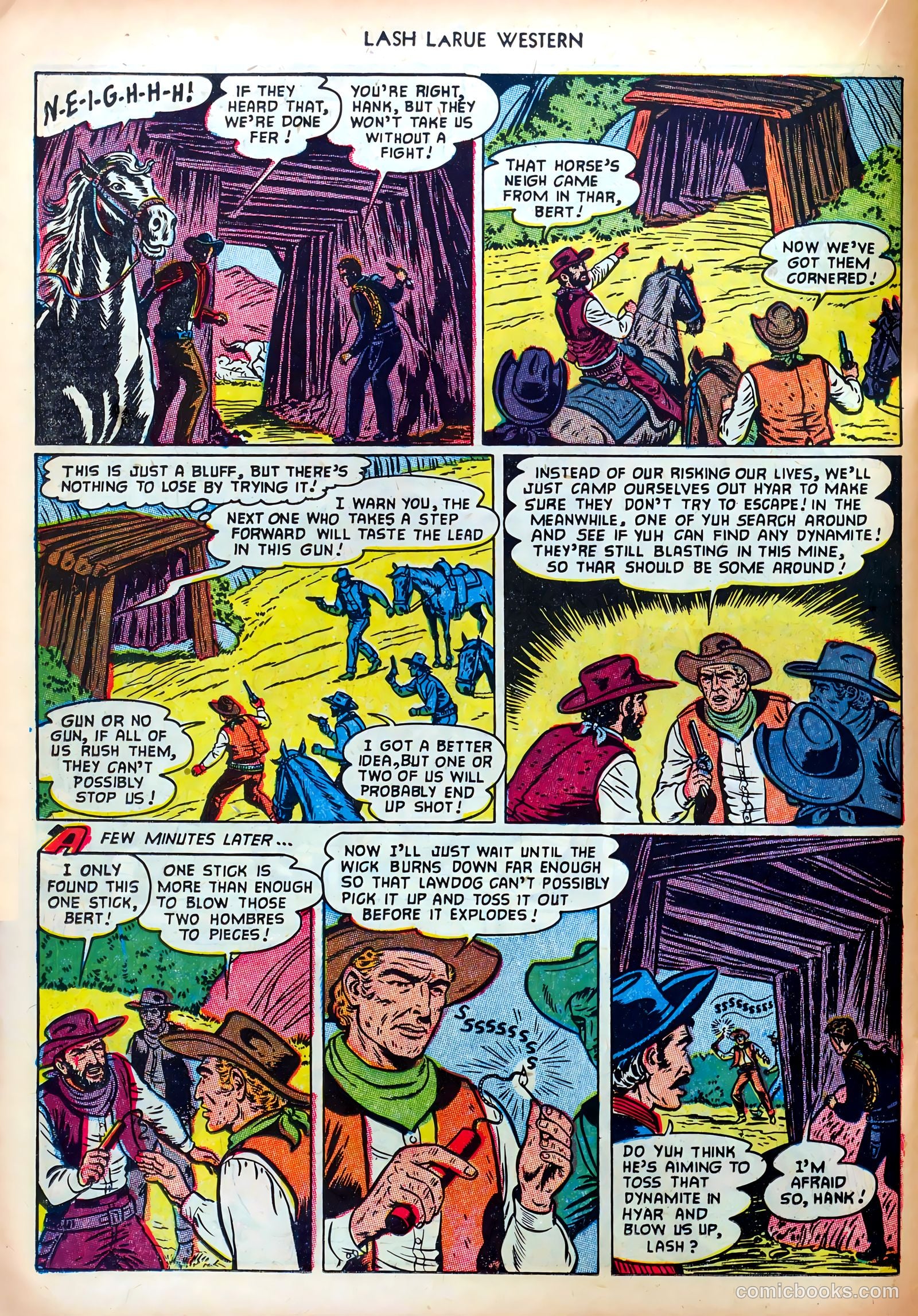 Lash LaRue Western #35 — page 22 of 36