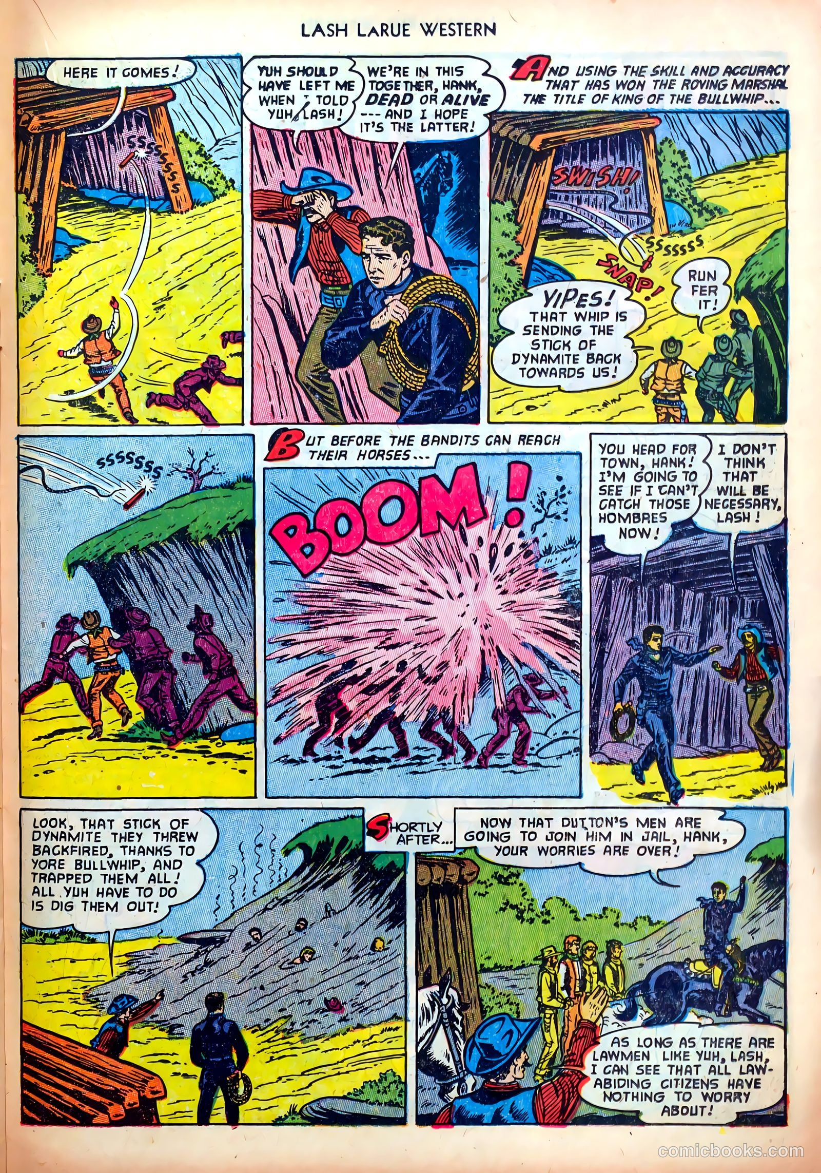 Lash LaRue Western #35 — page 23 of 36