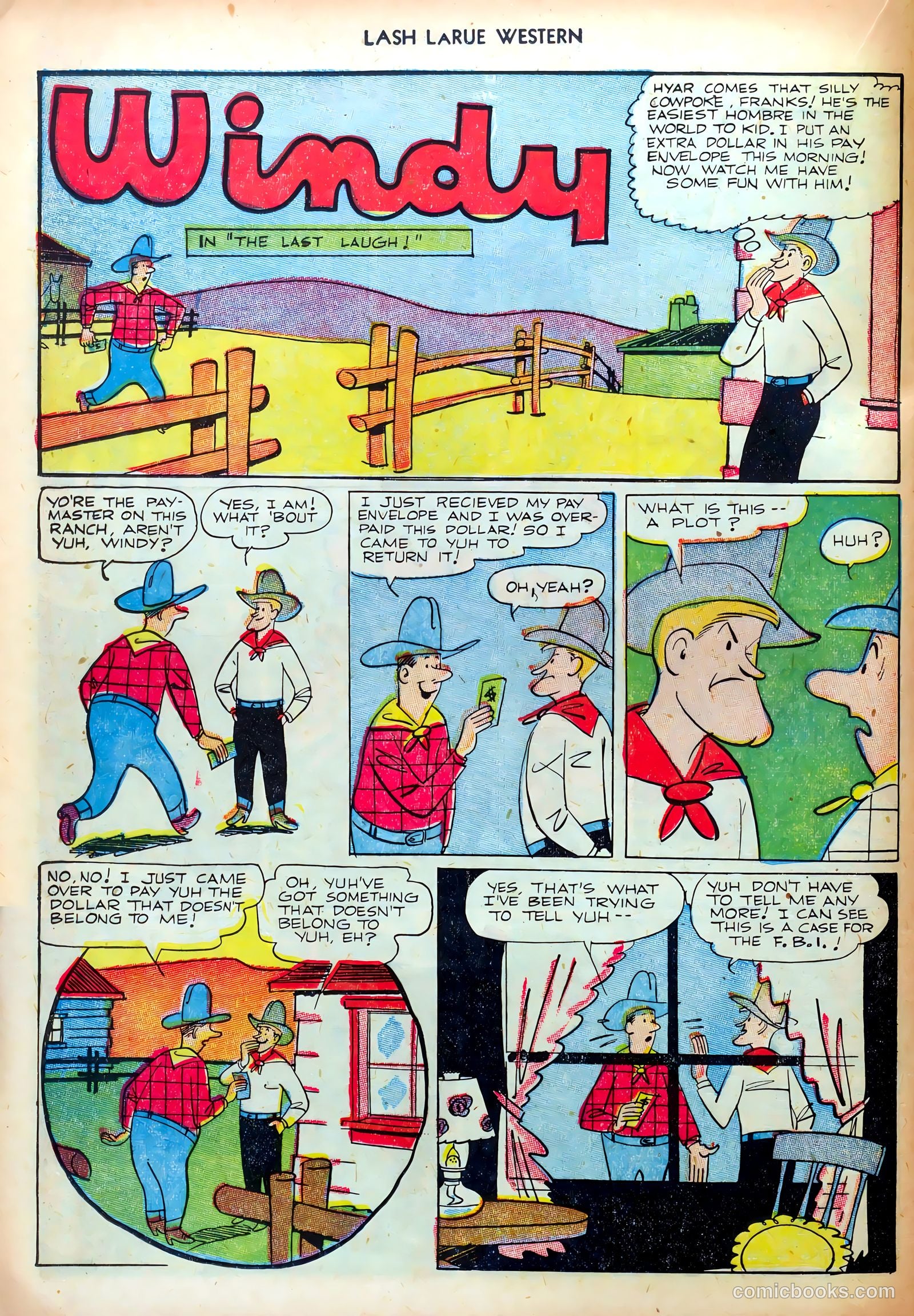 Lash LaRue Western #35 — page 24 of 36