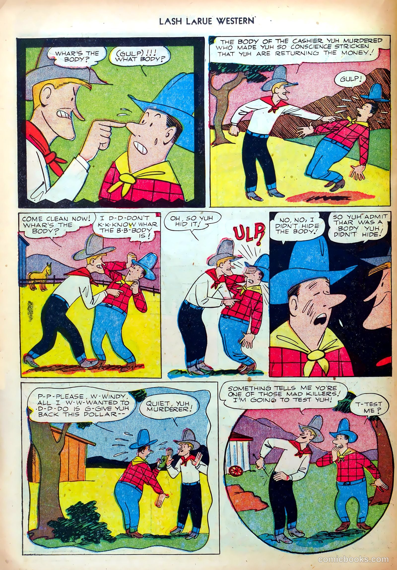 Lash LaRue Western #35 — page 26 of 36