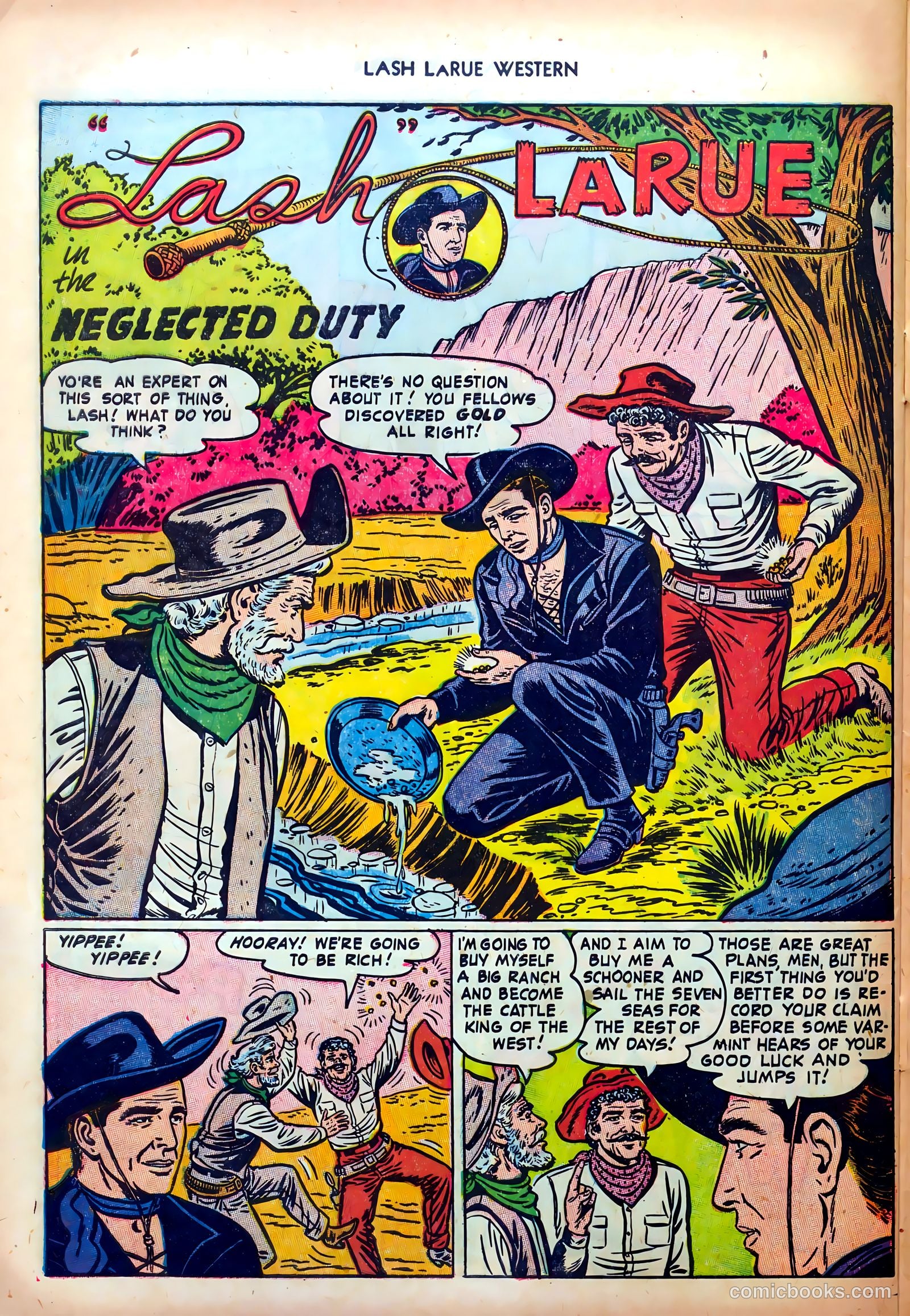 Lash LaRue Western #35 — page 28 of 36