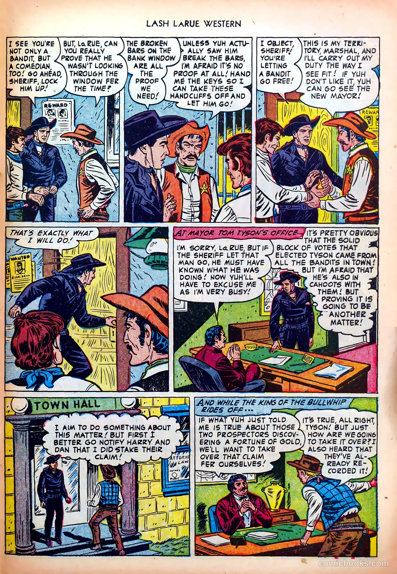 Lash LaRue Western #35 — page 31 of 36