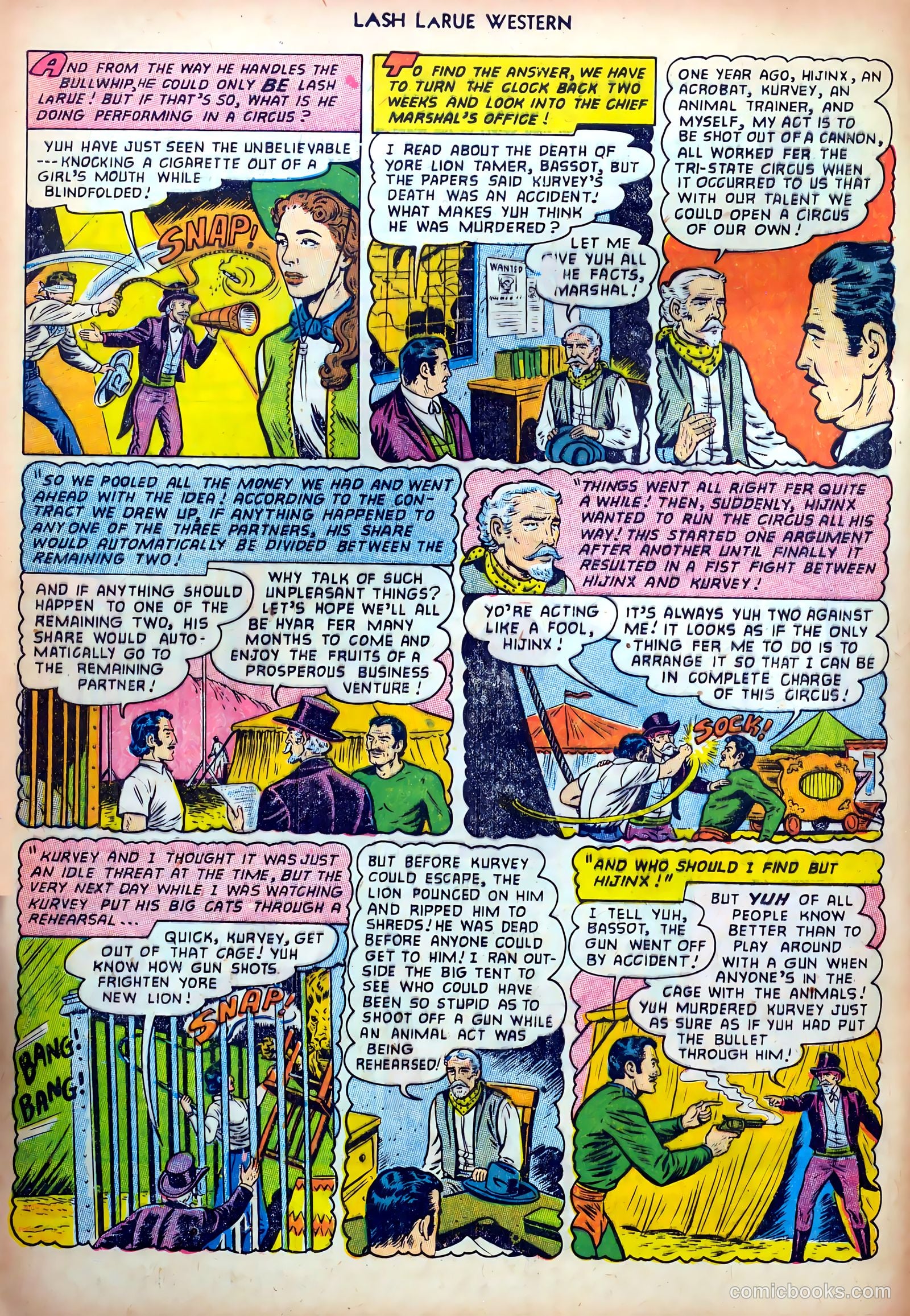 Lash LaRue Western #36 — page 4 of 36
