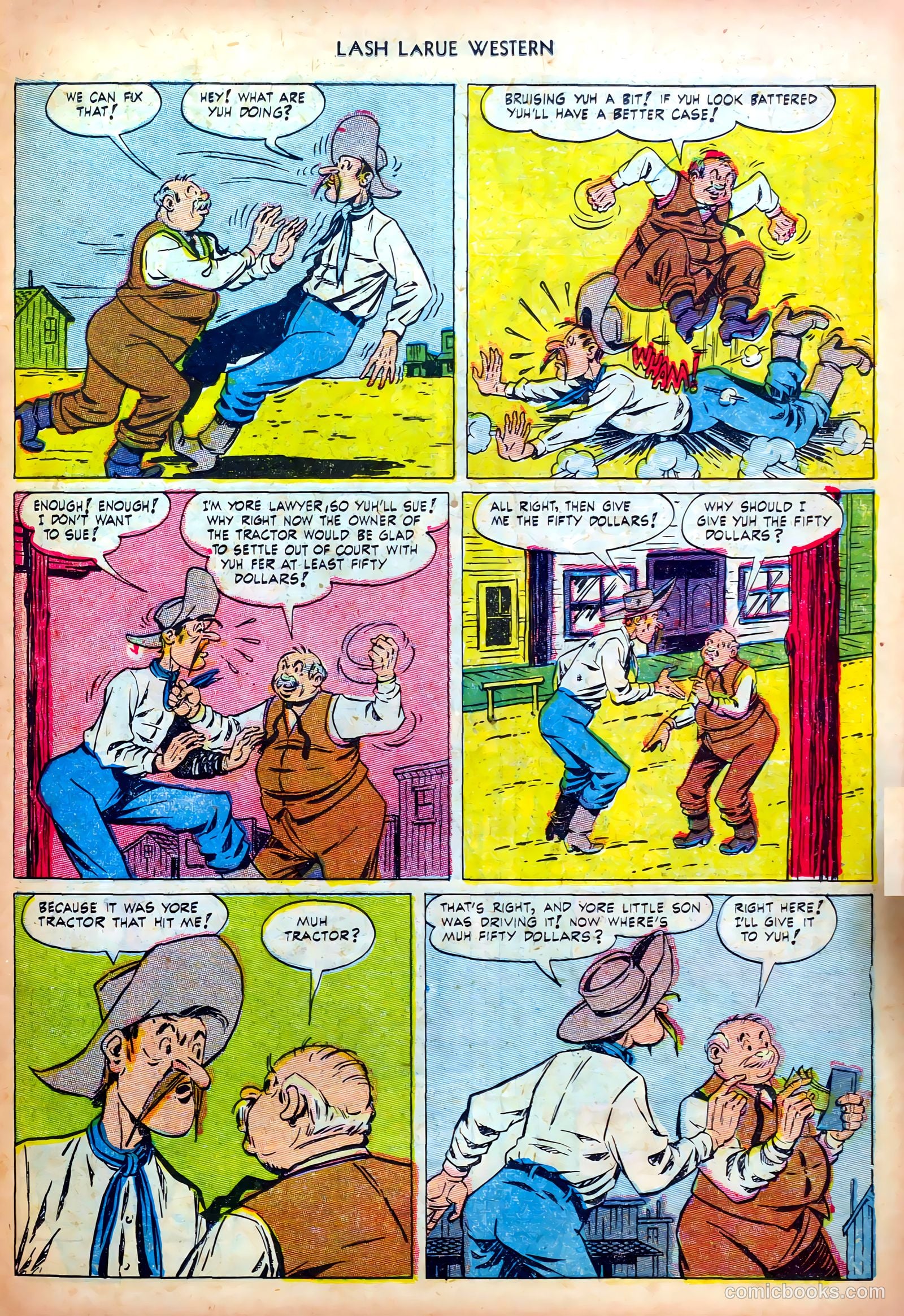 Lash LaRue Western #36 — page 11 of 36