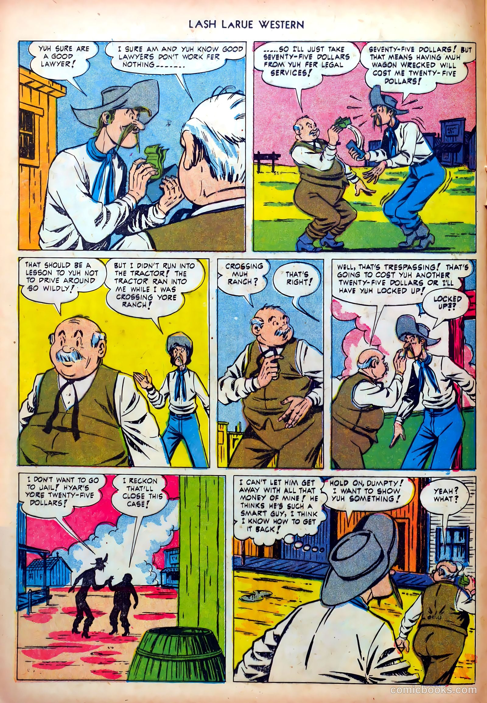 Lash LaRue Western #36 — page 12 of 36
