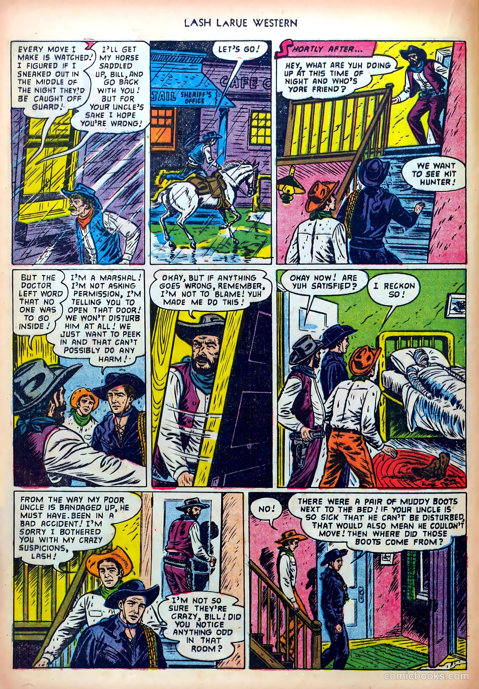 Lash LaRue Western #36 — page 16 of 36
