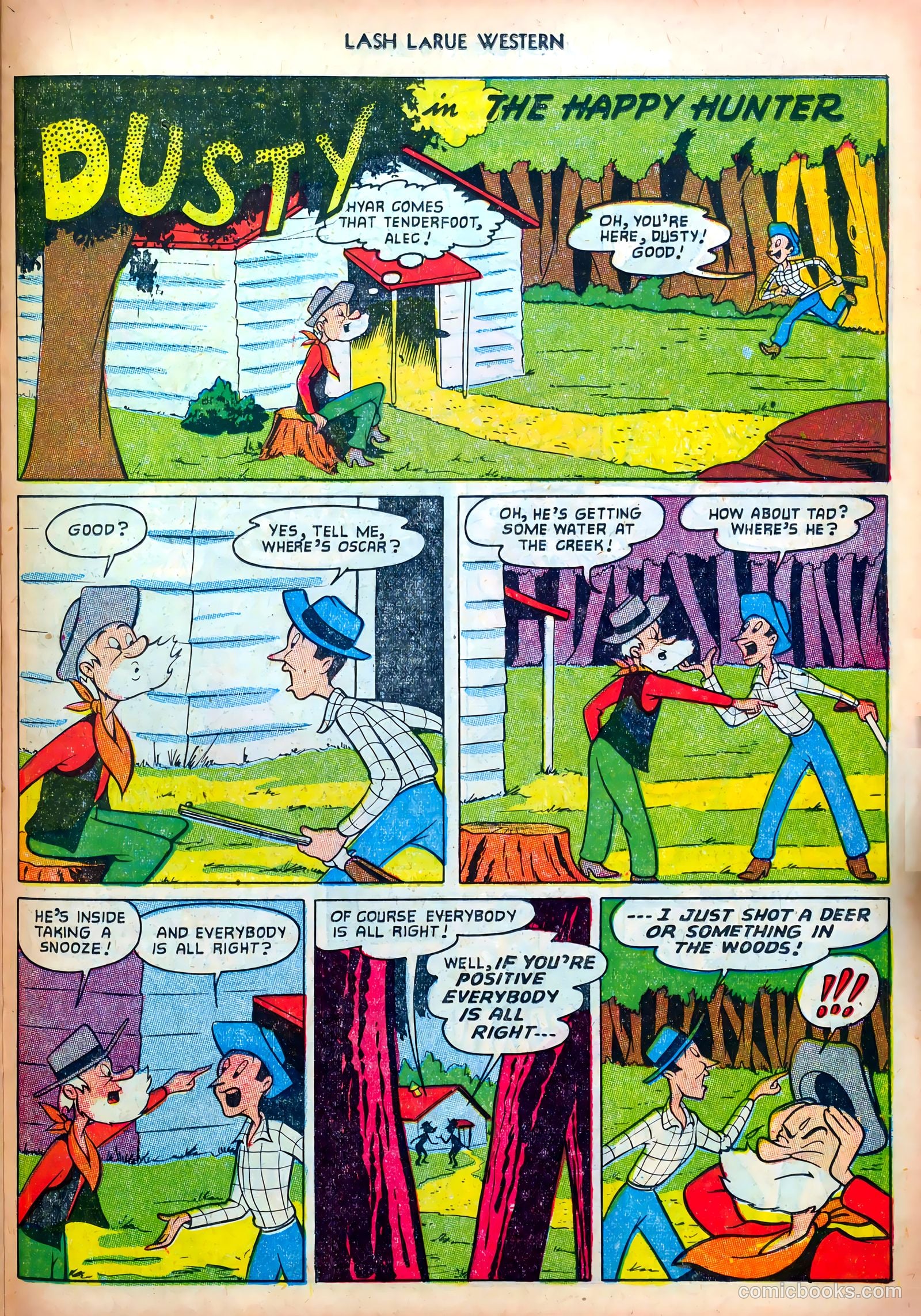 Lash LaRue Western #36 — page 23 of 36