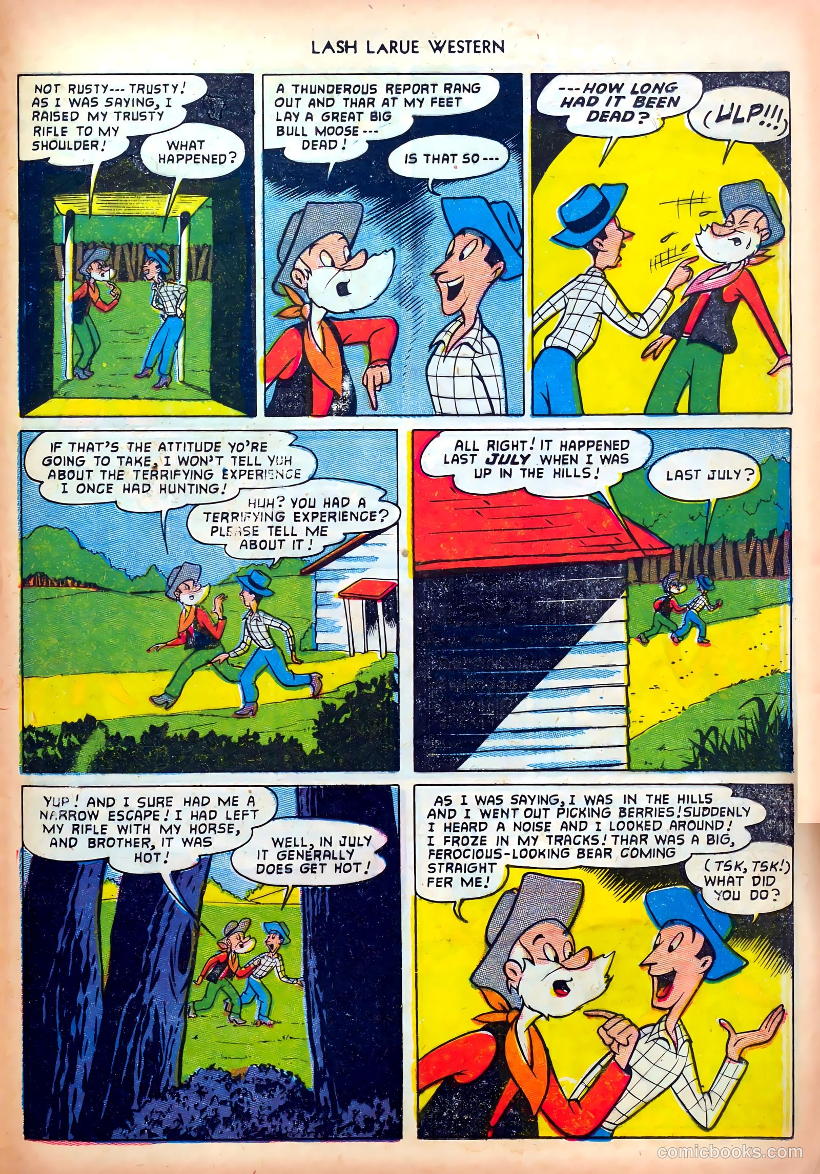 Lash LaRue Western #36 — page 25 of 36