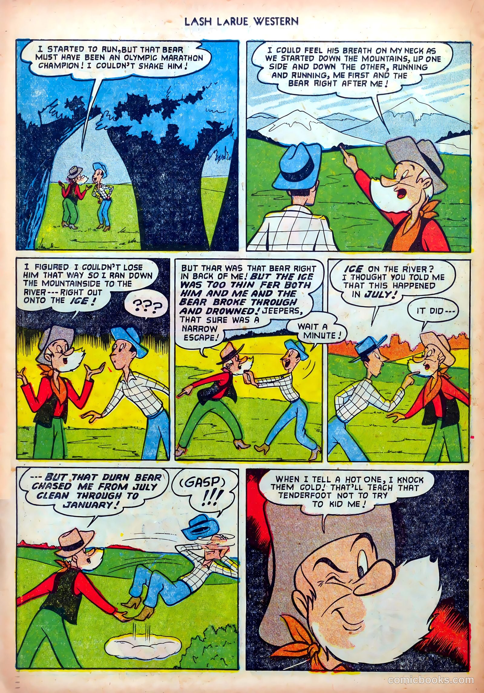 Lash LaRue Western #36 — page 26 of 36