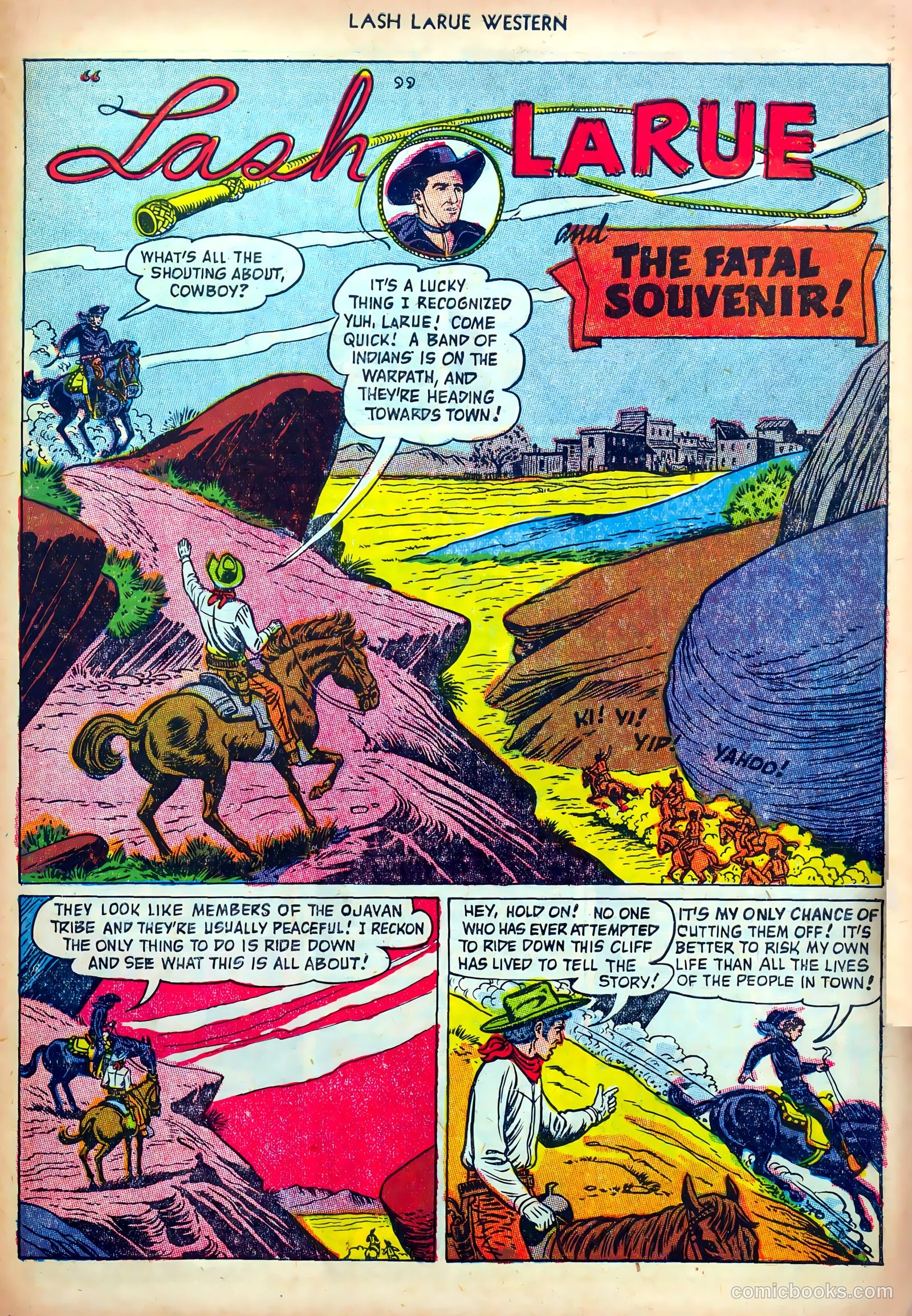 Lash LaRue Western #36 — page 27 of 36