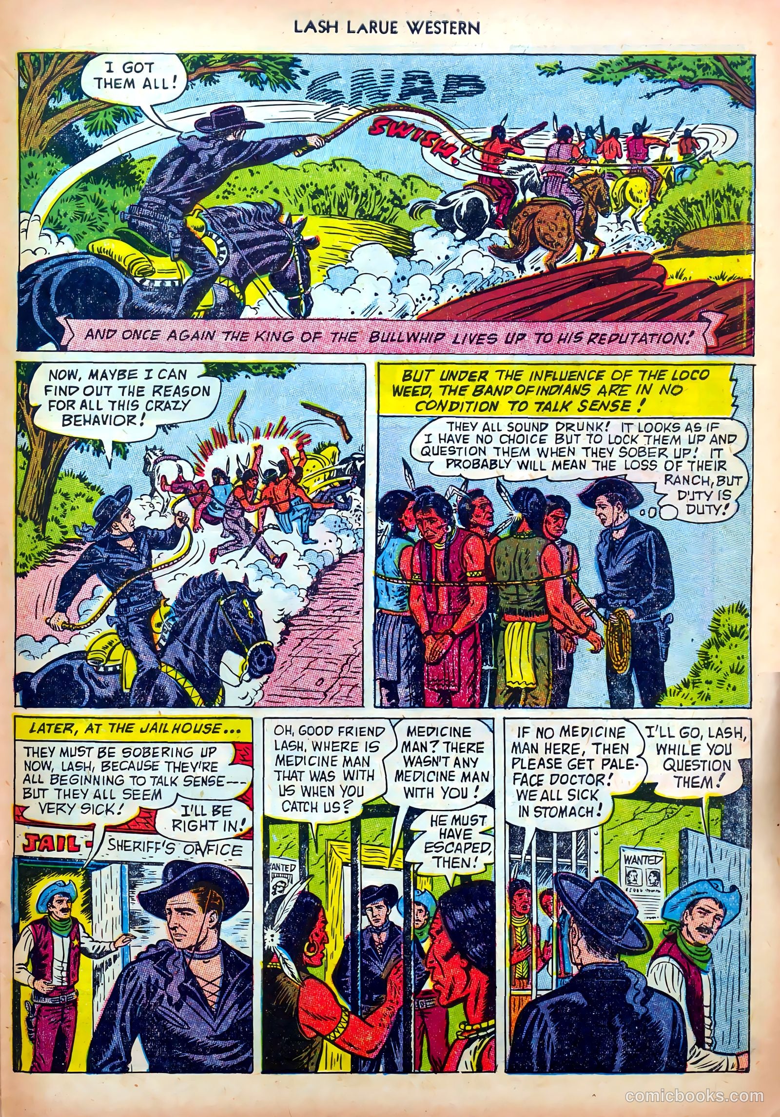 Lash LaRue Western #36 — page 31 of 36