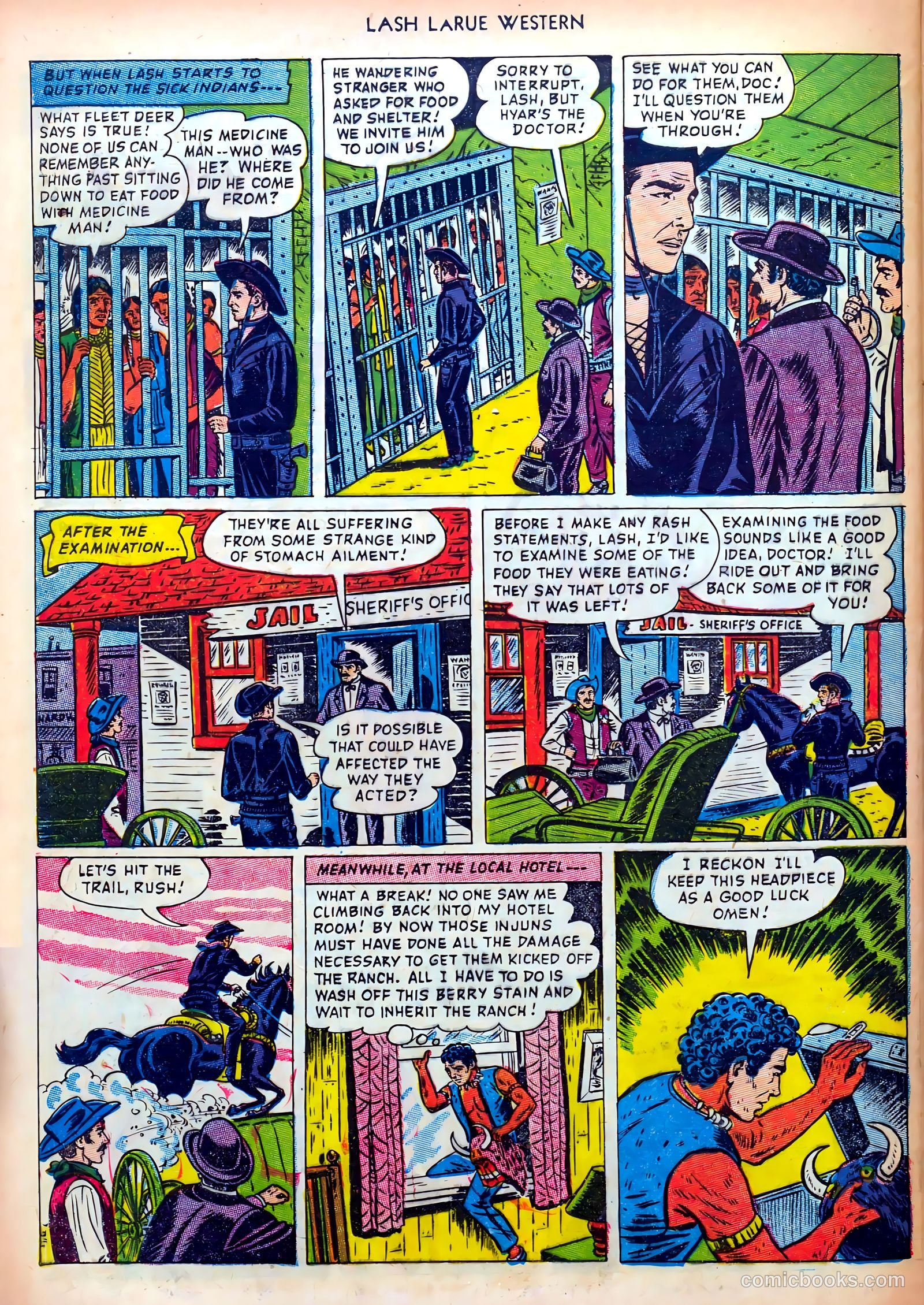 Lash LaRue Western #36 — page 32 of 36