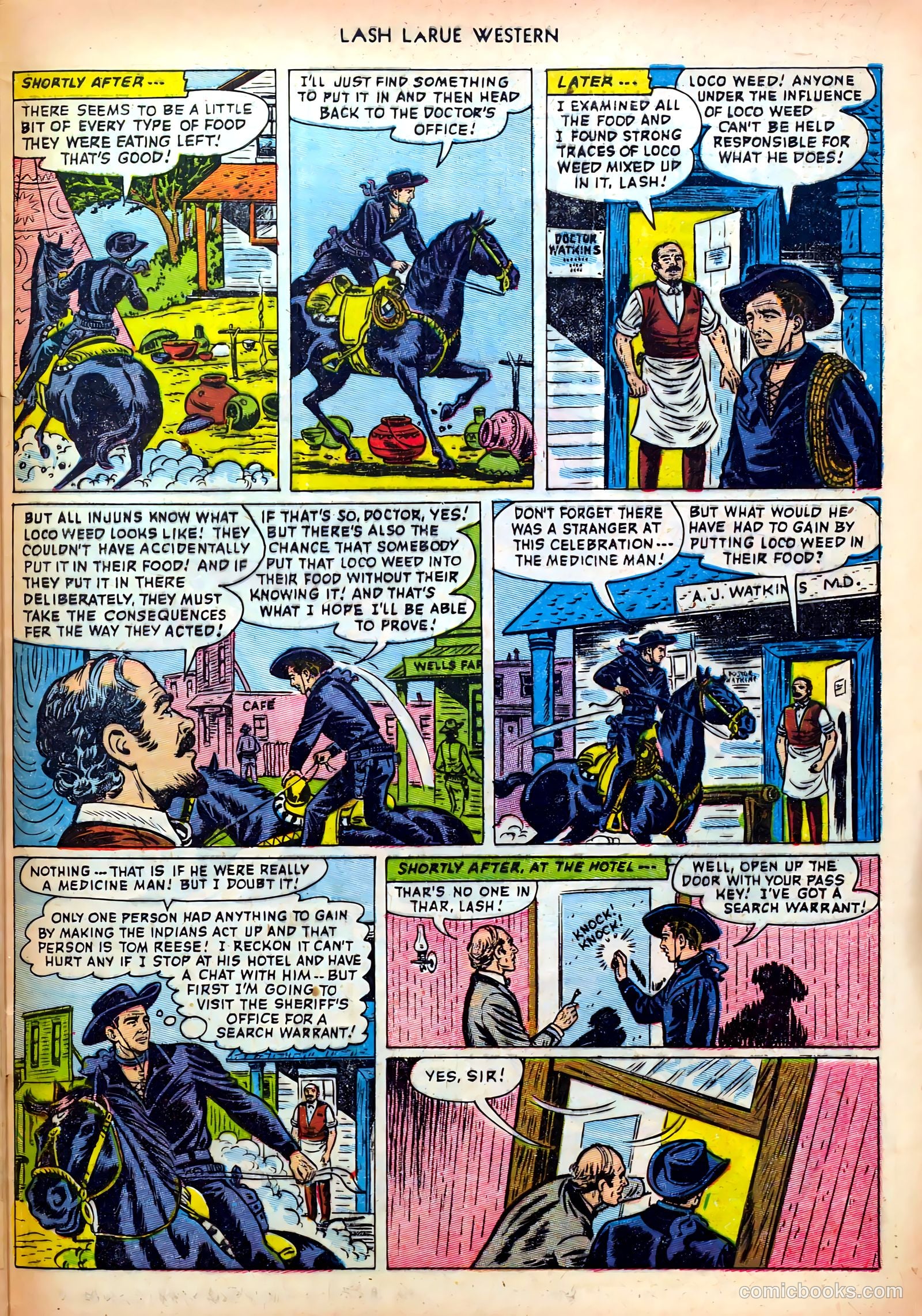 Lash LaRue Western #36 — page 33 of 36